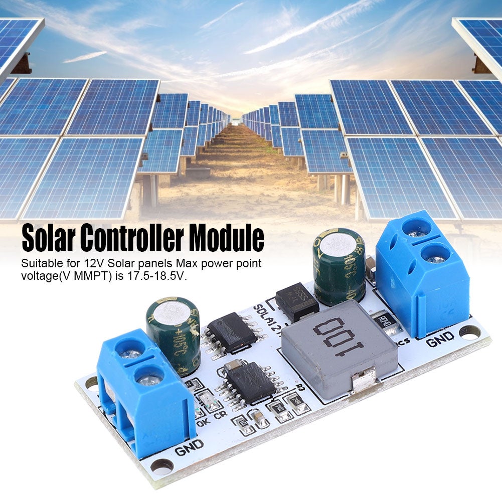 Modulo di ricarica del controller solare MPPT SDLA12Ta SDLA12TB per batterie al piombo-acido da 12 V 1-1000 AH (con terminale) - 4