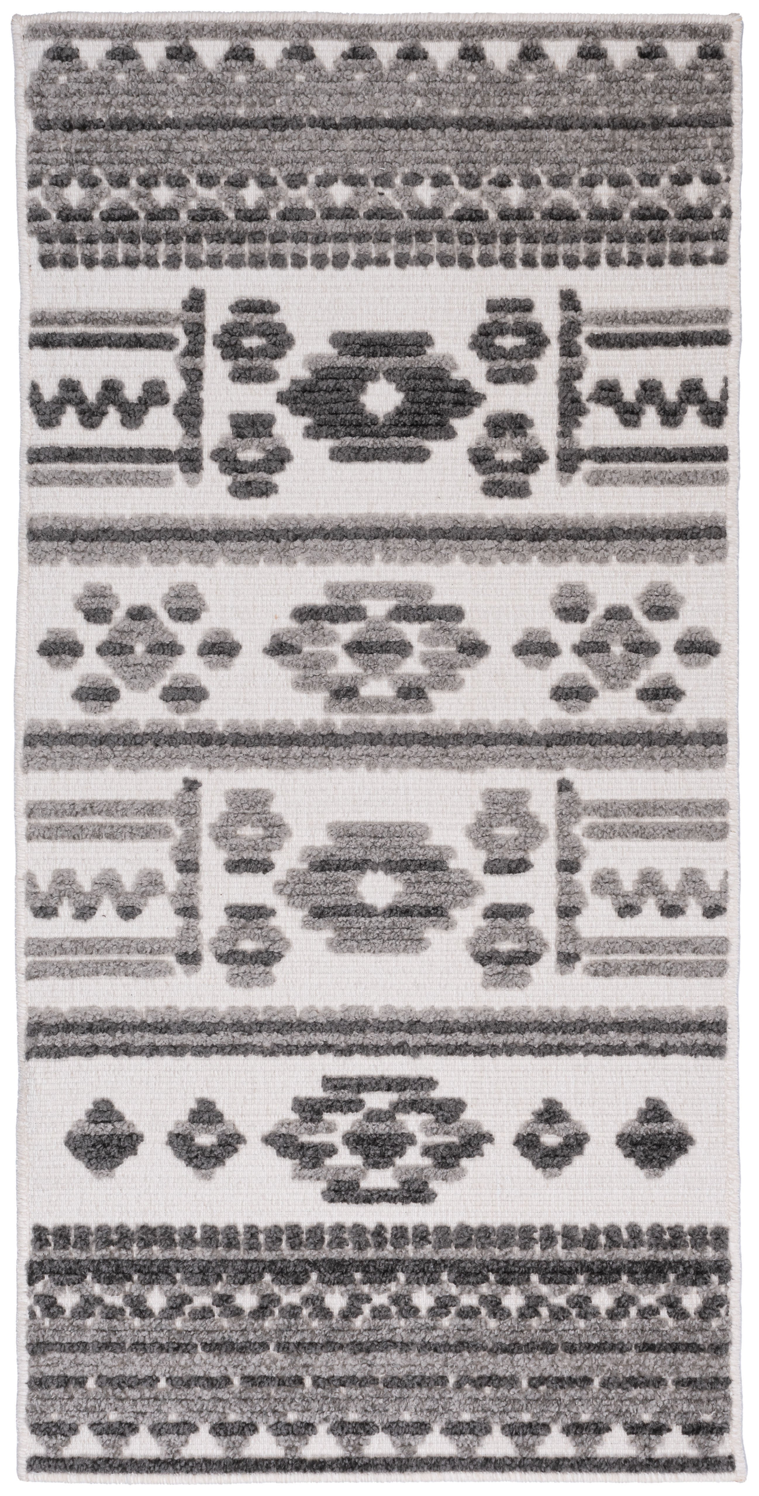 Dywan Multidecor Nepal 80 x 153 cm aztecki szary 1 szt.