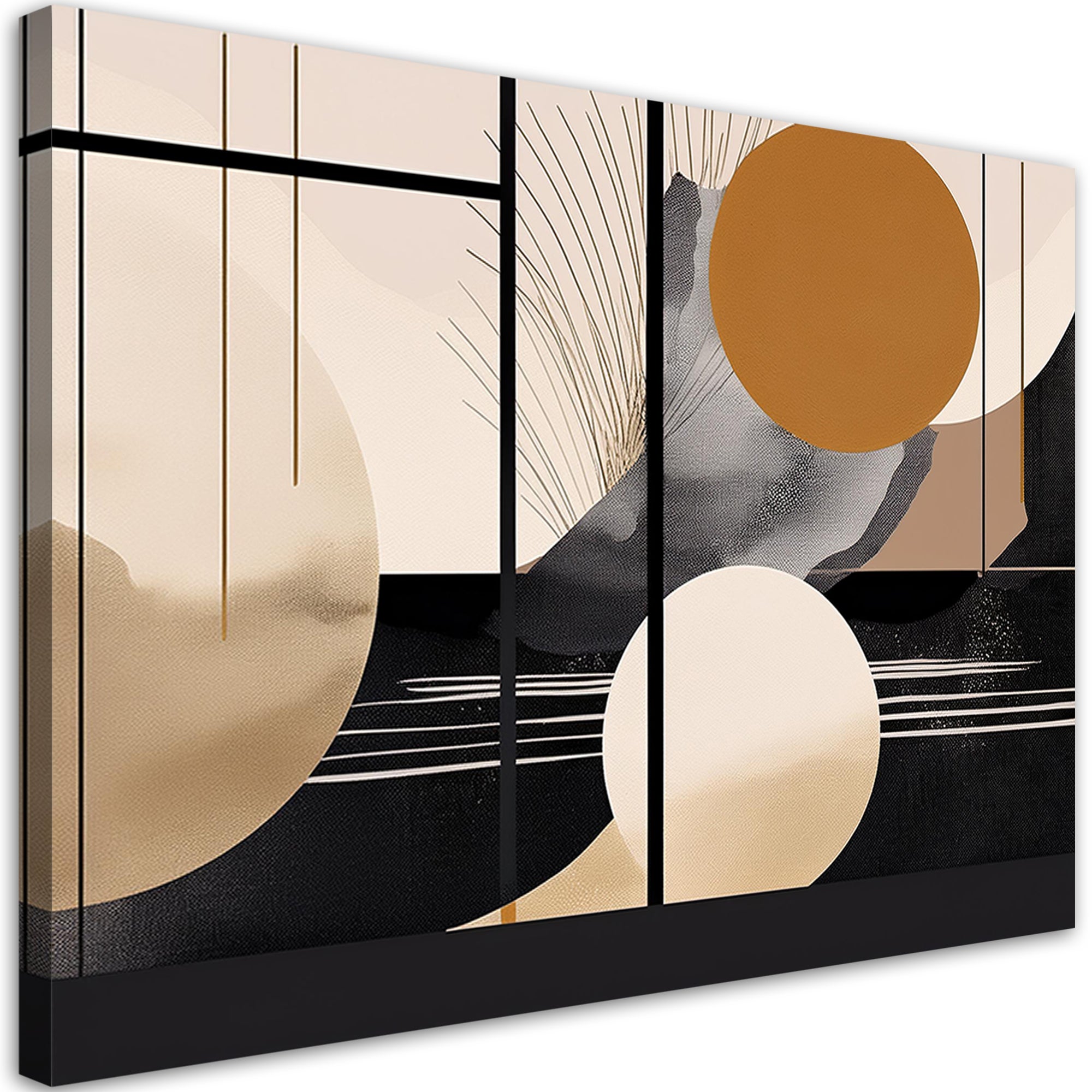 Obraz na płótnie, Abstrakcja Geometryczna Glamour 60x40