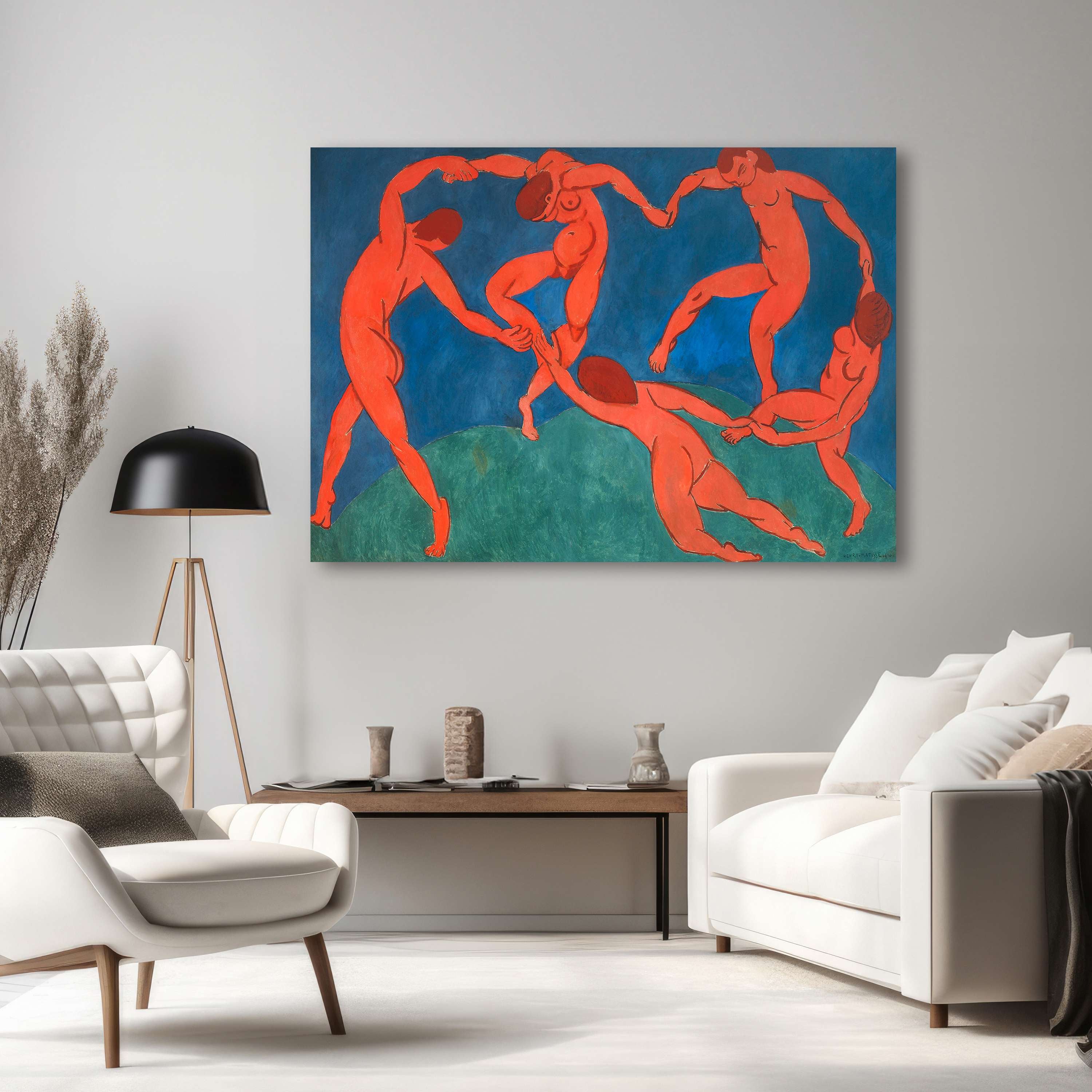 Tableau de Matisse - impression sur toile - Henri Matisse, La Danse I - 80x60 cm - 2