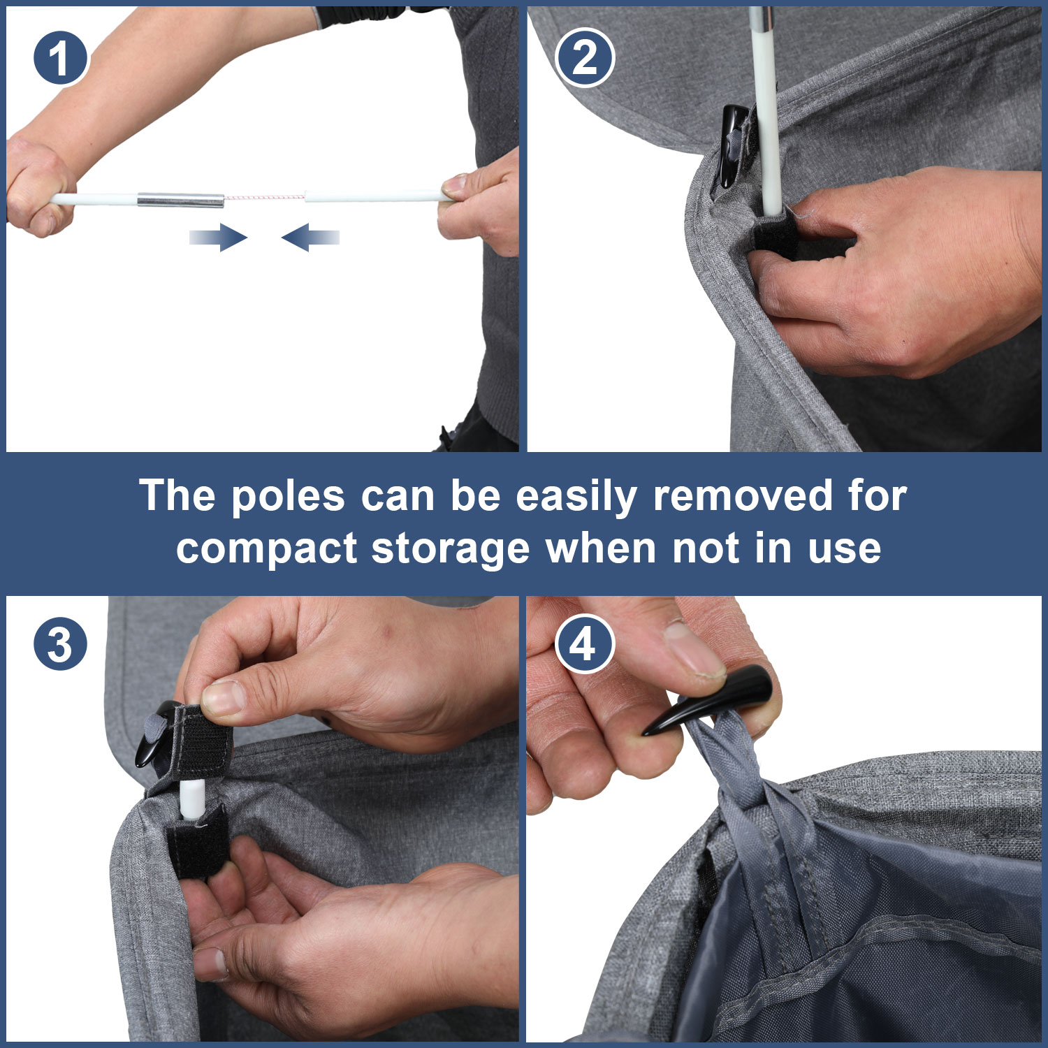 Poubelle Recyclage 100L,Poubelle Avec 2 Sacs De Transport,Stockage Des Bouteilles Consignées Gris - 6