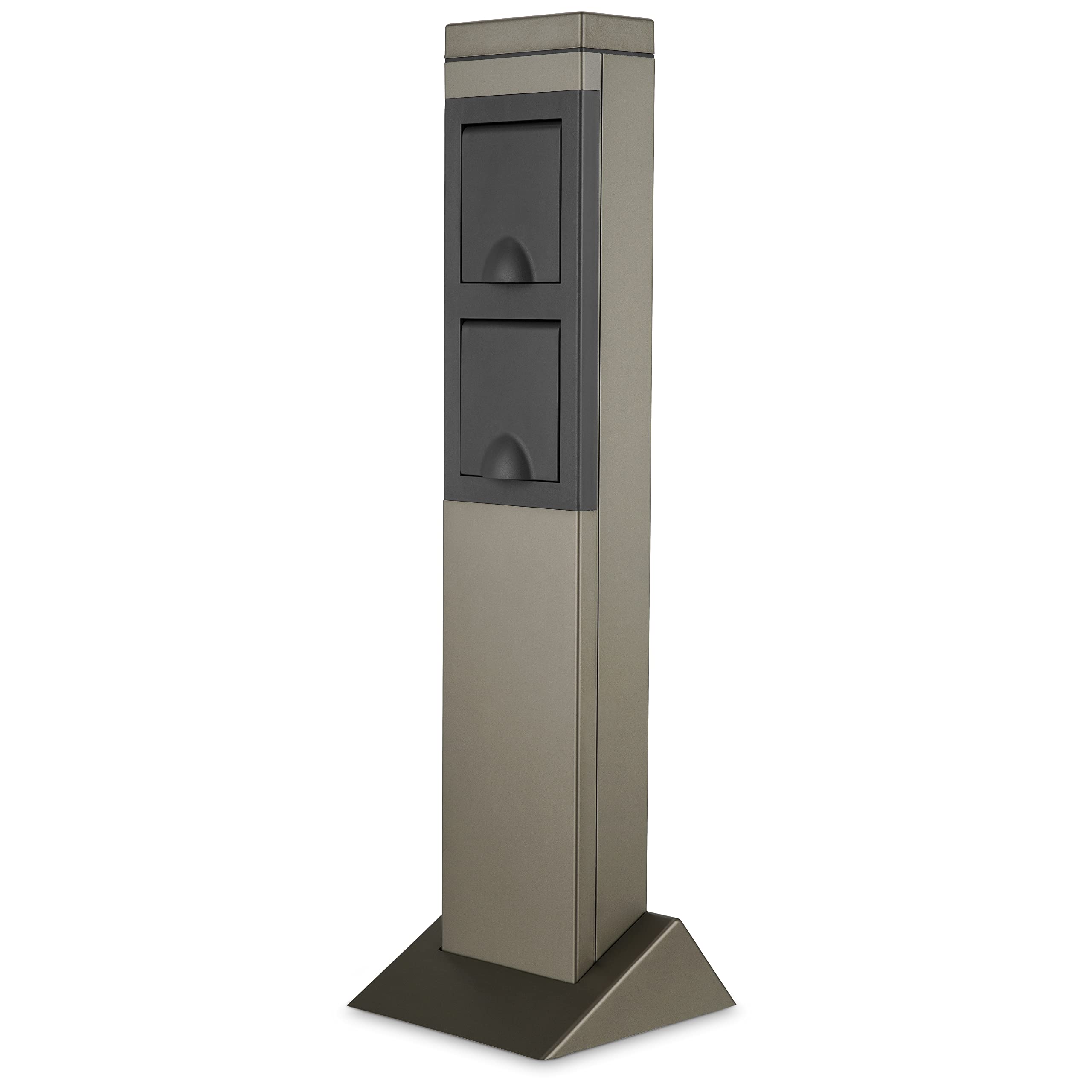 Unitec Aquarius FR presa, 1 moduli, montaggio superficiale, Grigio IP54