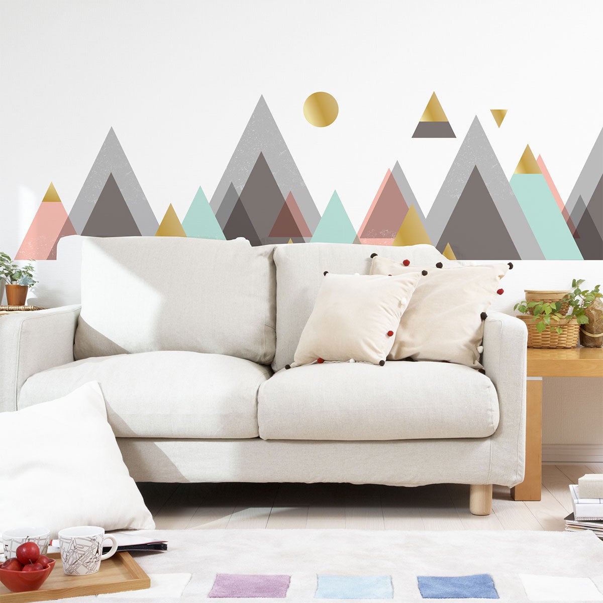 Stickers Muraux - Décoration Chambre Salon - Autocollant Sticker Mural Geant Montagnes Scandinaves Diamantina 120x180cm 86319397 Stickers Muraux - Décoration Chambre Salon - Autocollant Sticker Mural Geant Montagnes Scandinaves Diamantina 120x180cm 86319397