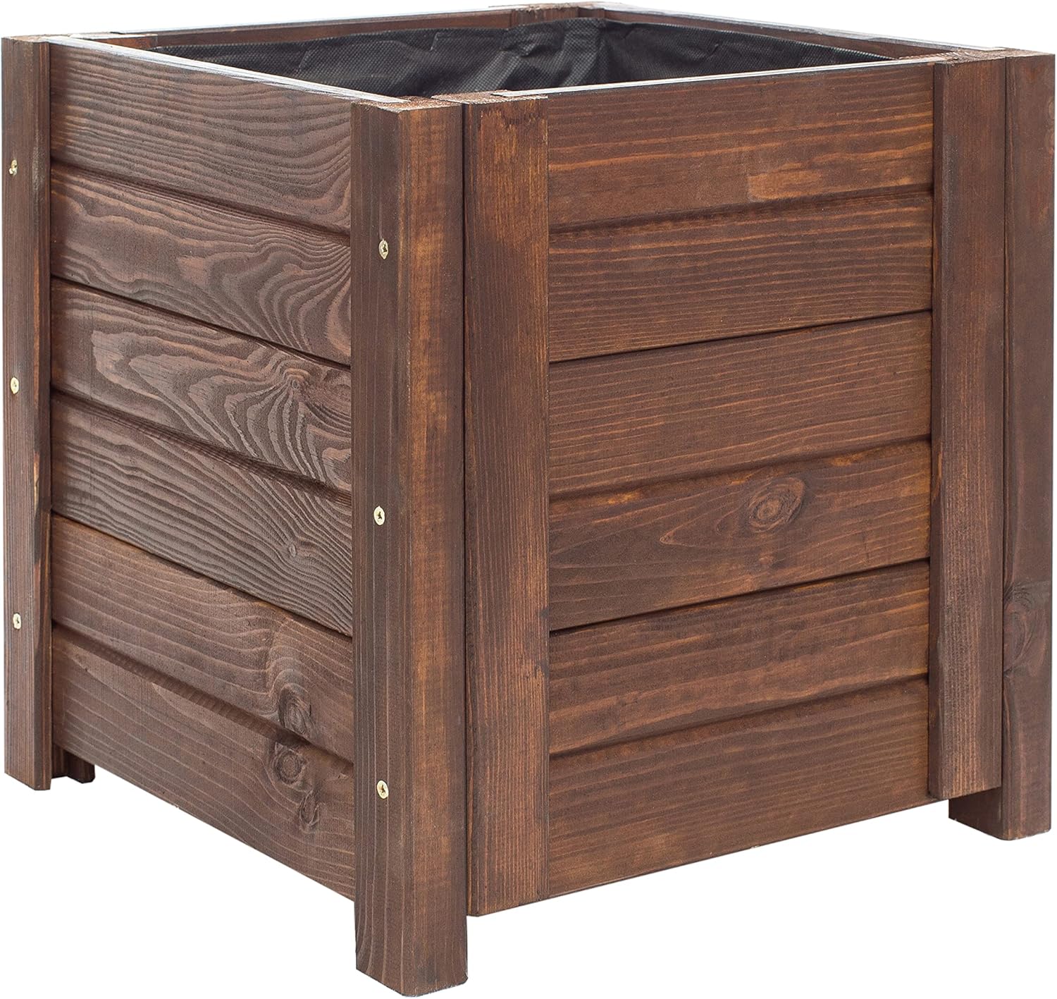 Jardinière BOGATECO En Bois | Pot De Fleur Parfait Pour Le Jardin | Imperméabilisé | Avec Agro Textile 38x38x25cm Marron Fonce 92169015 Jardinière BOGATECO En Bois | Pot De Fleur Parfait Pour Le Jardin | Imperméabilisé | Avec Agro Textile 38x38x25cm Marron Fonce 92169015