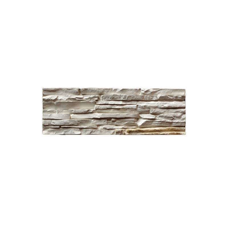 Parement imitation pierre beige plâtre 0.53 m² - 2