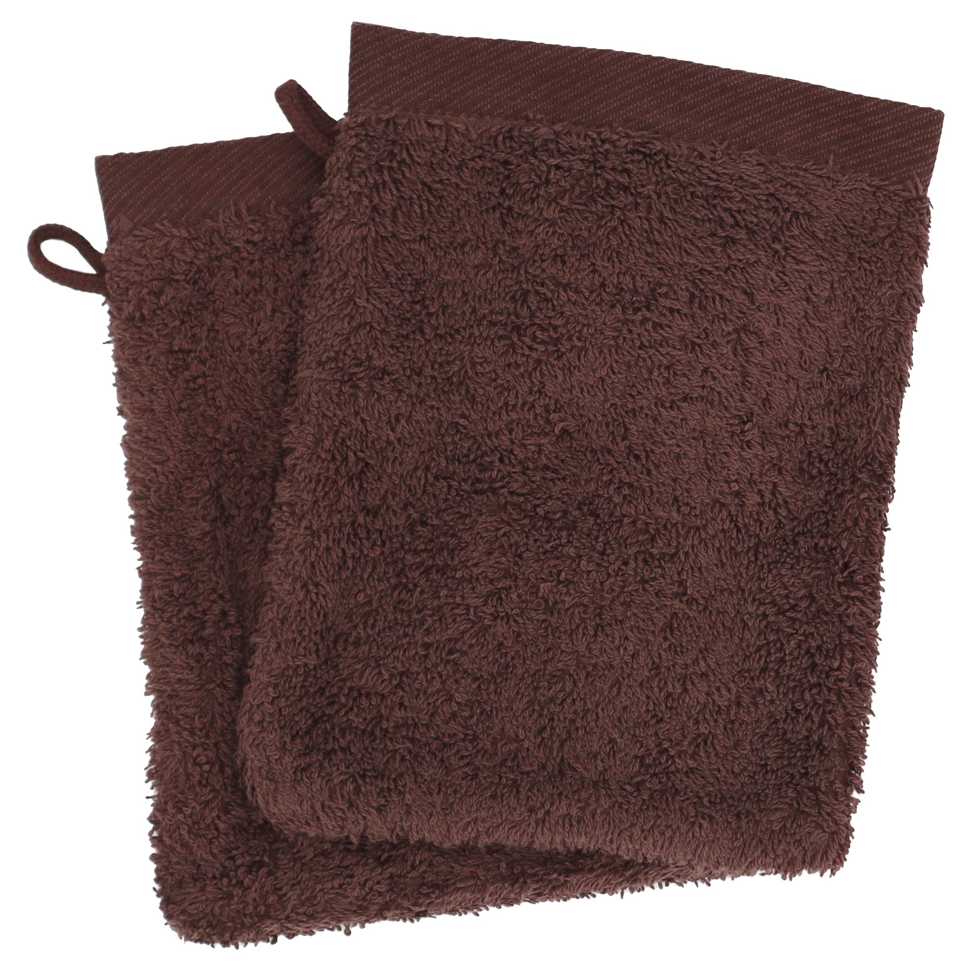Gant de toilette 16x21 cm coton 480 g/m2 STARS Gris | Leroy Merlin
