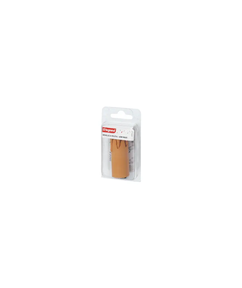 douille bougie - culot e14 - hauteur 65 mm - legrand 091127 - 2