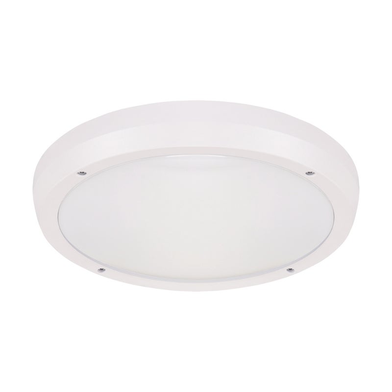 Plafon zewnętrzny Ramen biały 2xE27x18W IP65 wym: 9,1 x 30 x 30 cm tworzywo sztuczne Struhm