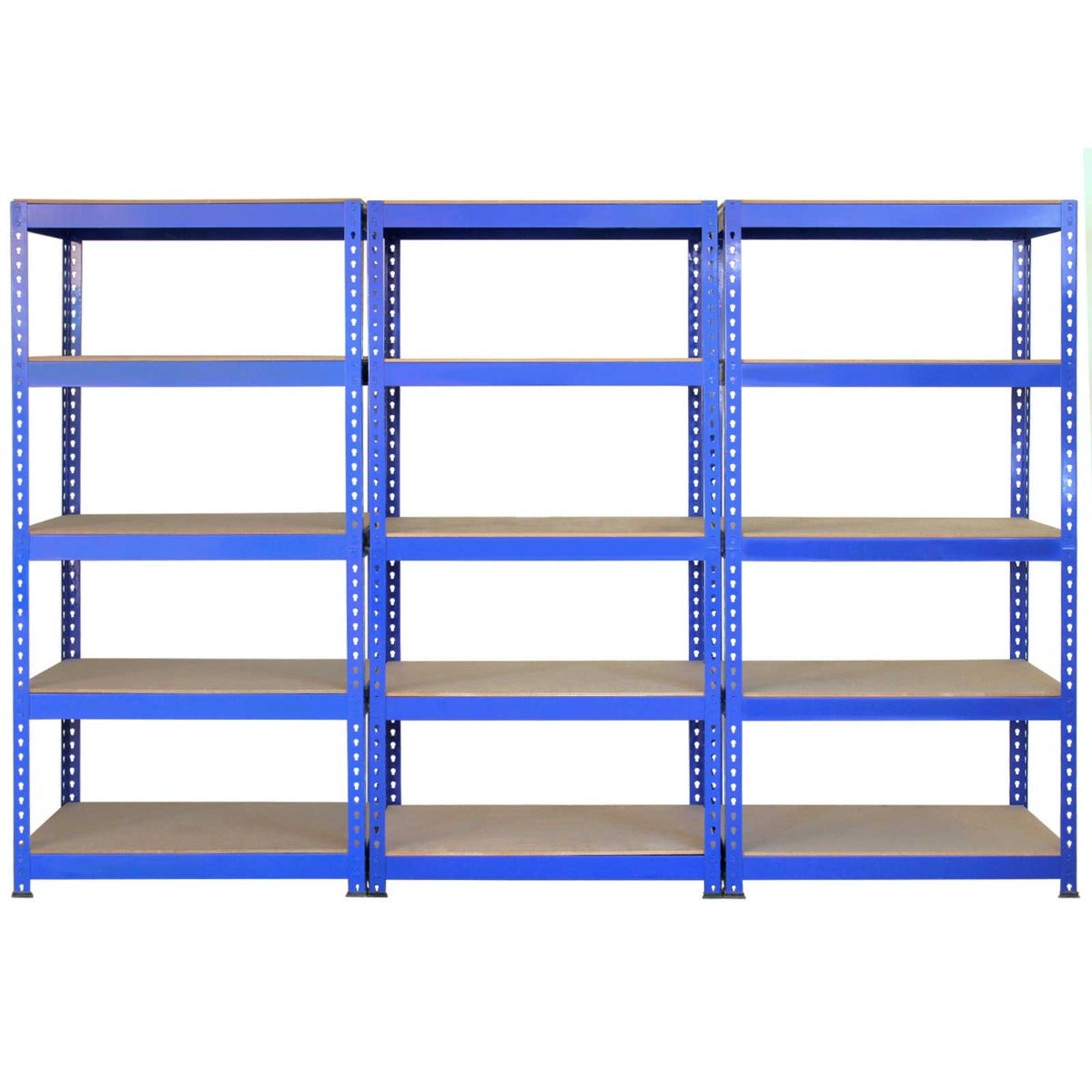 Étagère Acier 5 Niveaux 120x182.5x50cm 1000KG - Rayonnage Atelier Entrepôt Sans Boulons Maillet Inclus