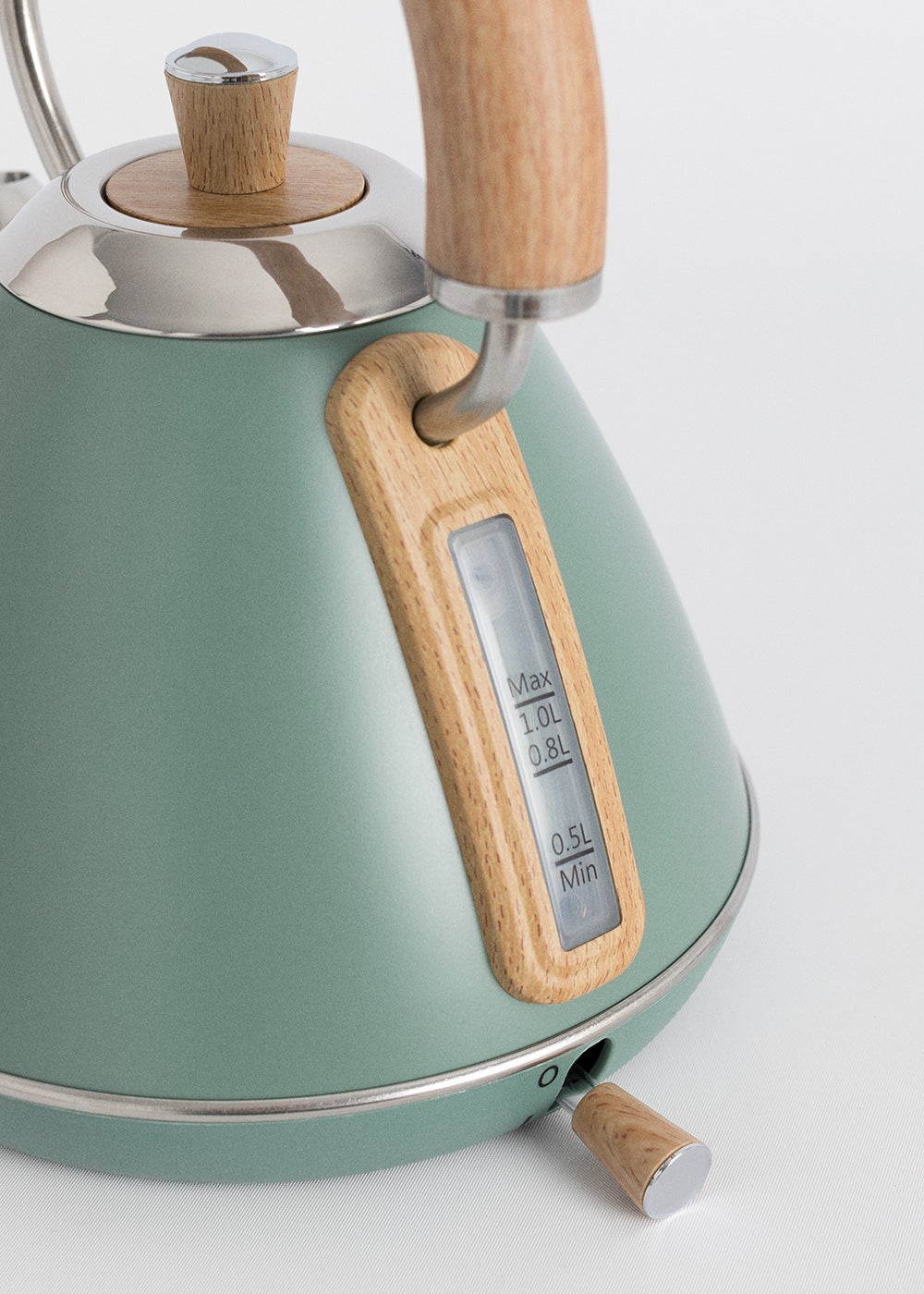 CREATE - KETTLE RETRO - Bouilloire électrique - Vert sauge - 8