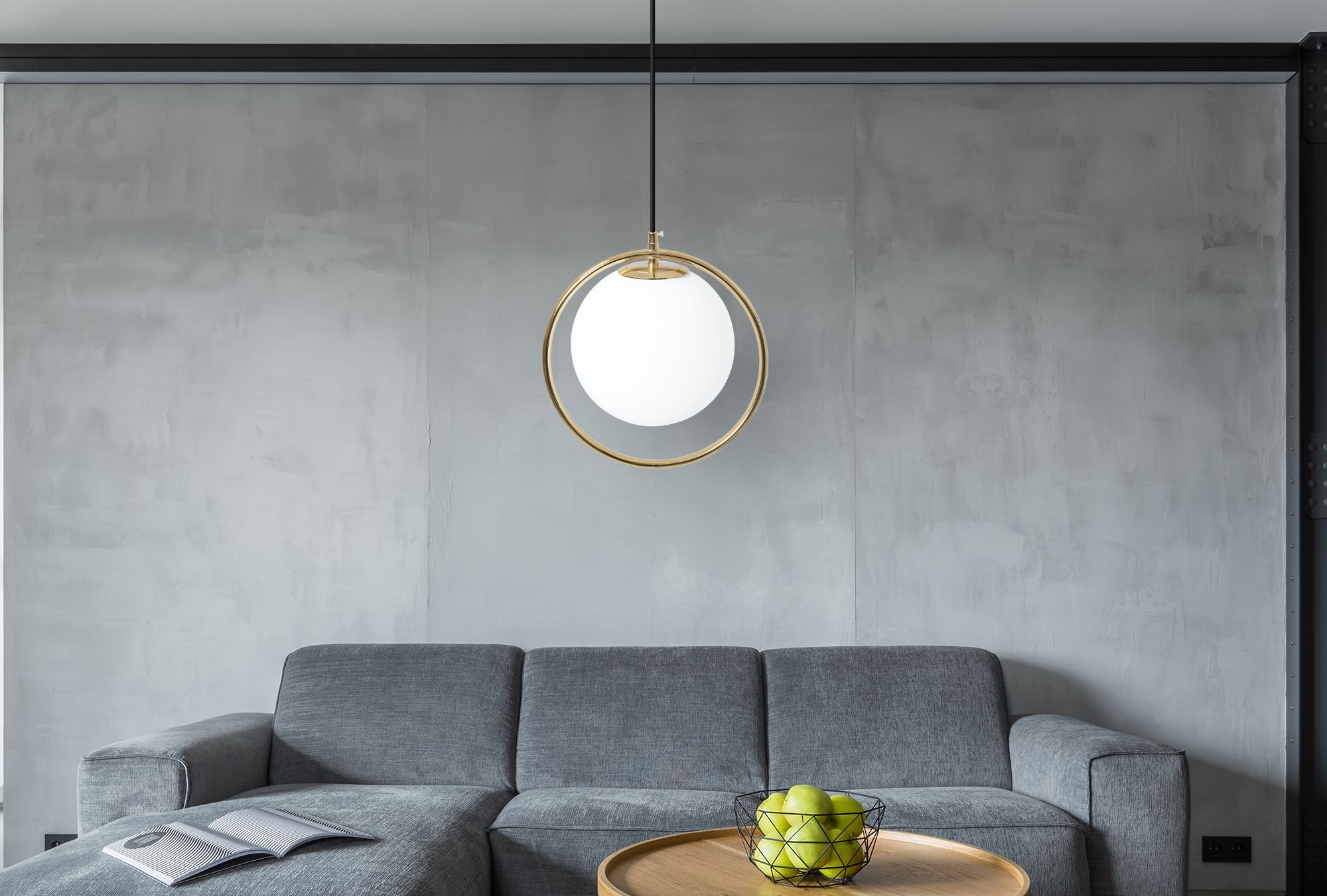 LAMPE SUSPENDUE TOOLIGHT APP430-1CP GOLD - 6