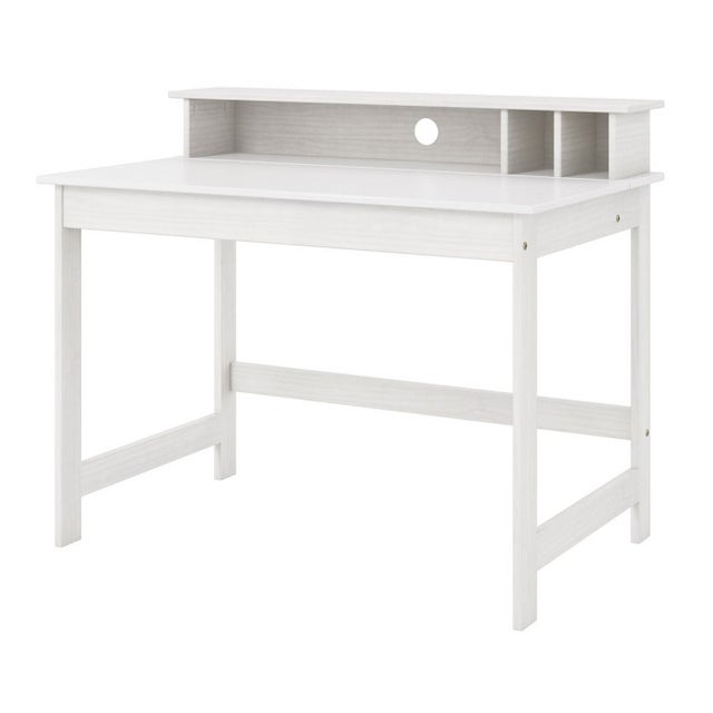 Bureau Enfant 100cm Blanc Atmosphera - Avec Rangements Pour Écoliers