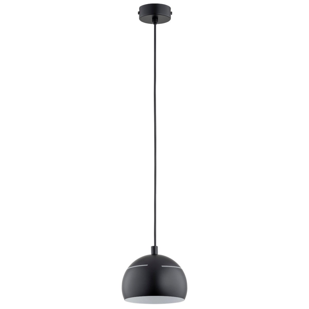 Lampa wisząca Plus czarna 1xE14x10W minimalistyczna wym: 150 x 15 x 15 cm metal Alfa