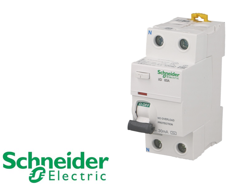 A9r44263 - Interrupteur Différentiel Bipolaire 300ma - 63a - Type Ac - Schneider Acti9 Iid - 2