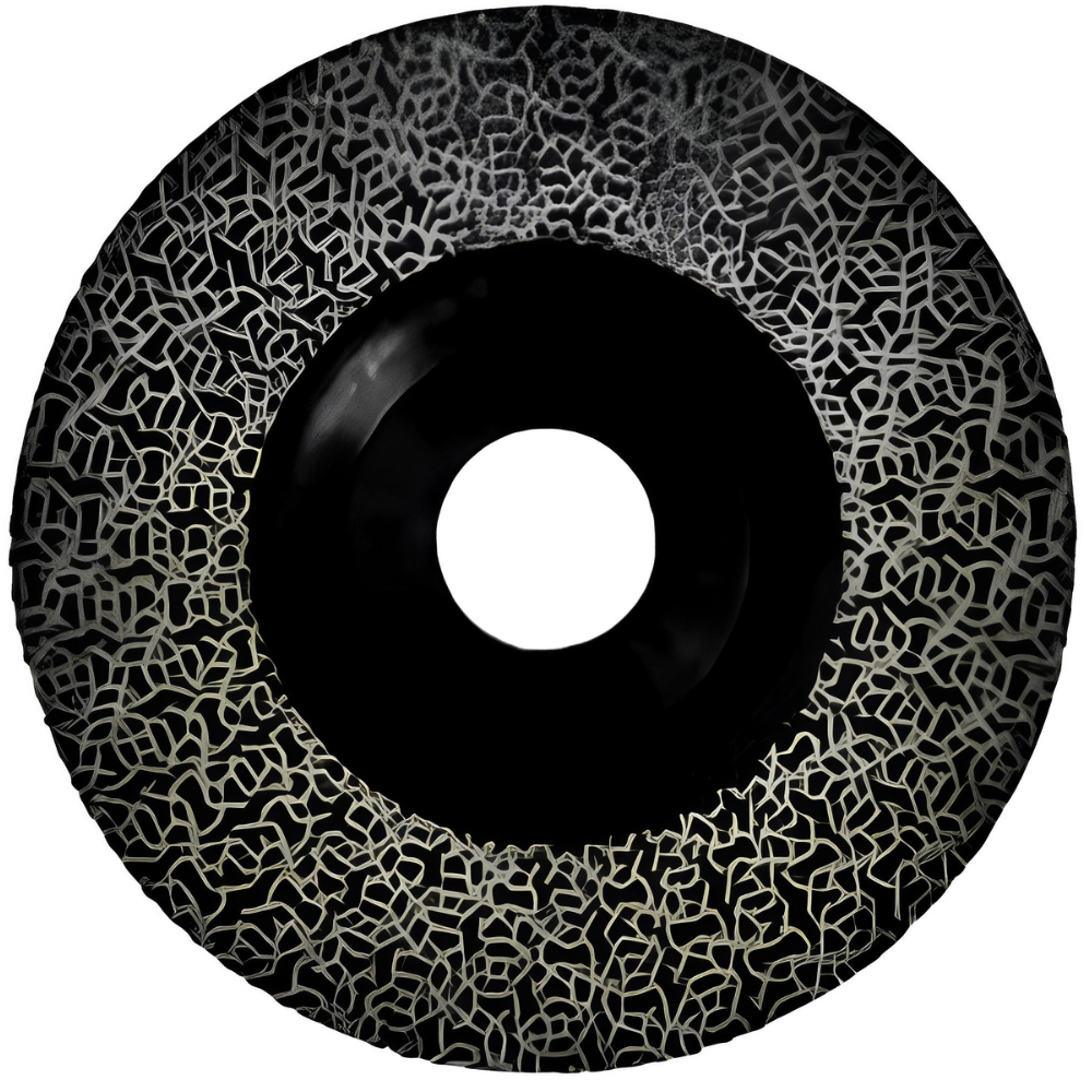 Disque à Lamelles Diamantées KGS Hybrid Ø115mm Grain 200 - Pour Pierre, Marbre, Granit