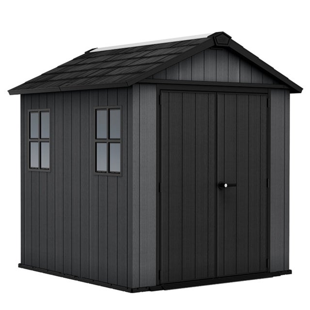 Abri de jardin en résine 5,13 m² Keter NEWTON PLUS 7x7,5 Gris