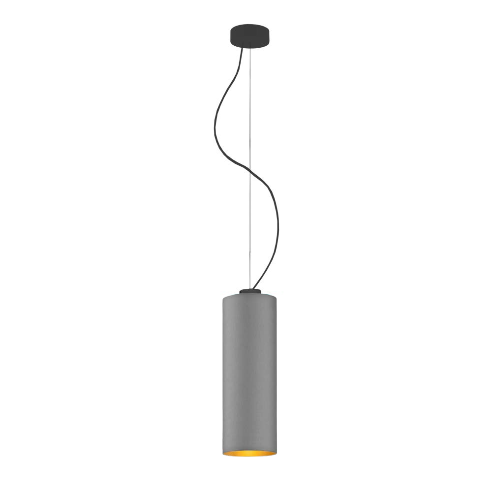 Lampa wisząca zwis żyrandol sufitowa z abażurem tuba BELL Z1