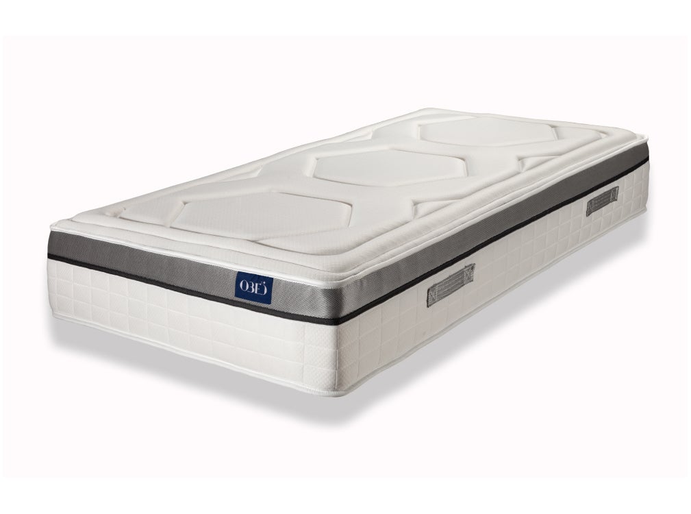 OBED - MEMORY PERFECT SPRING Matelas à mémoire de forme - Blanc / Gris ...