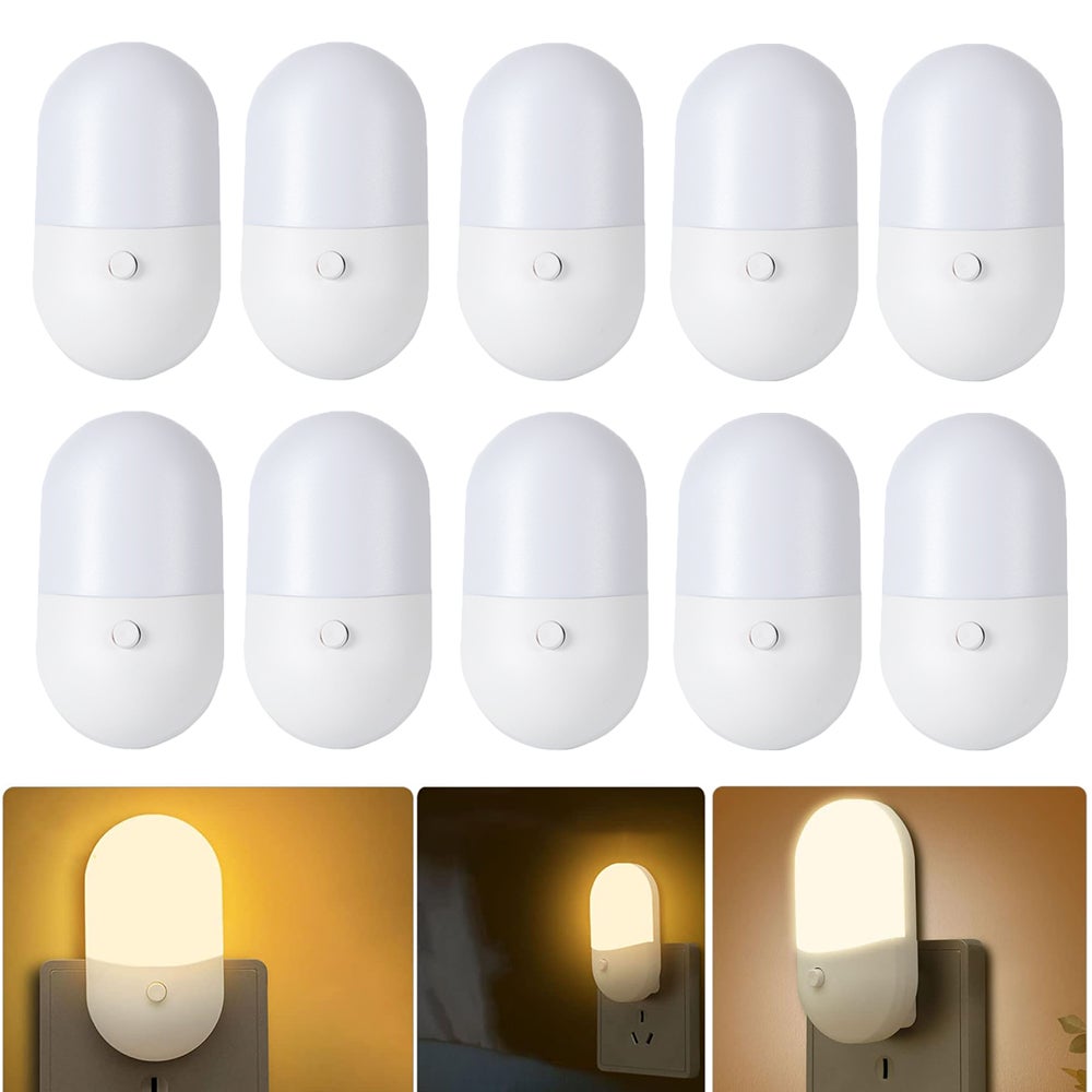 10 sztuk LED lampki nocnej, lampka nocna do pokoju dziecięcego, lampki nocne do sypialni, lampki do szafy, lampki do szafki