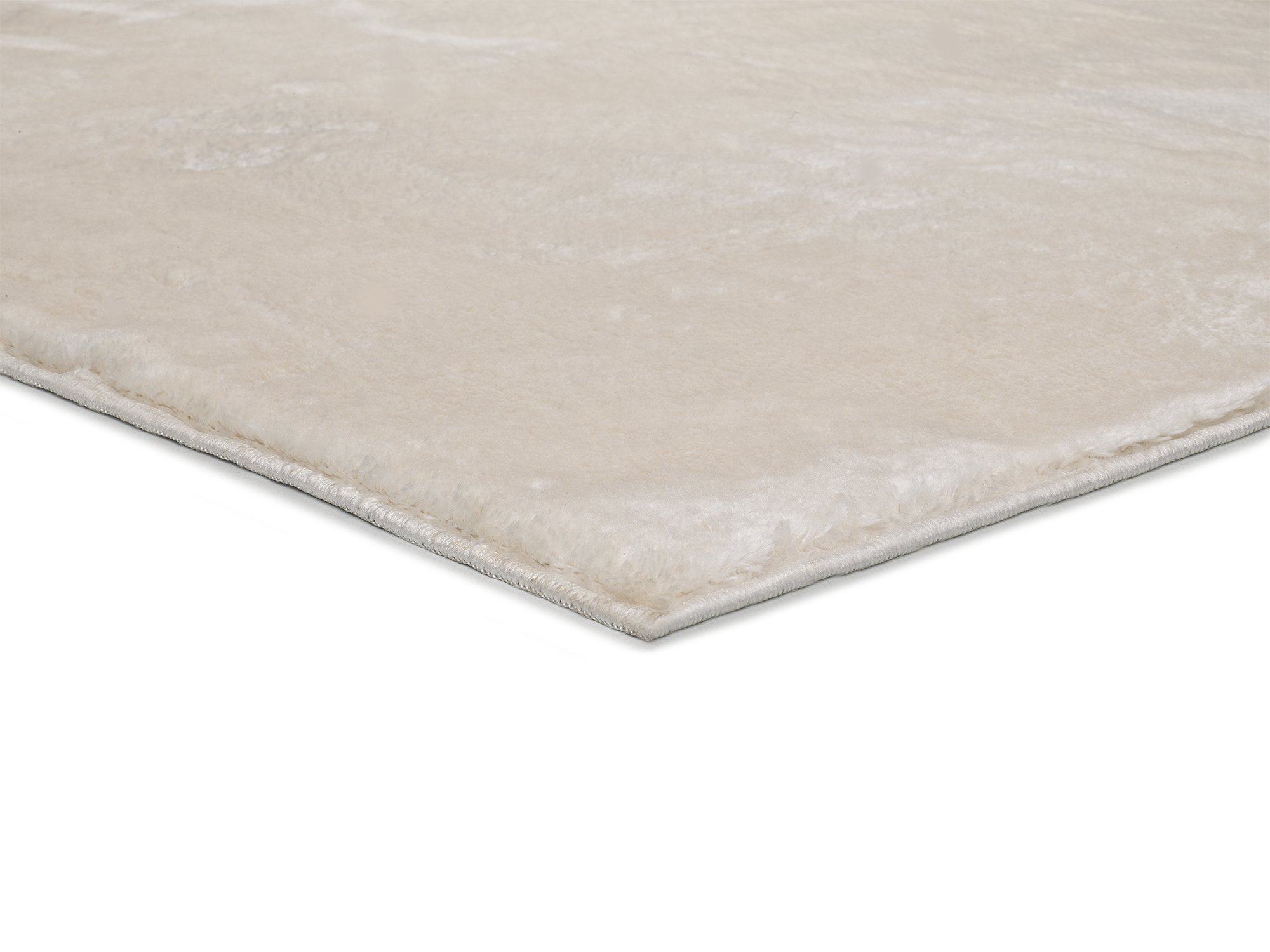 Tappeto lavabile antiscivolo bianco rettangolare 160 x 230 cm LOFT liscio - ATTICGO - 3