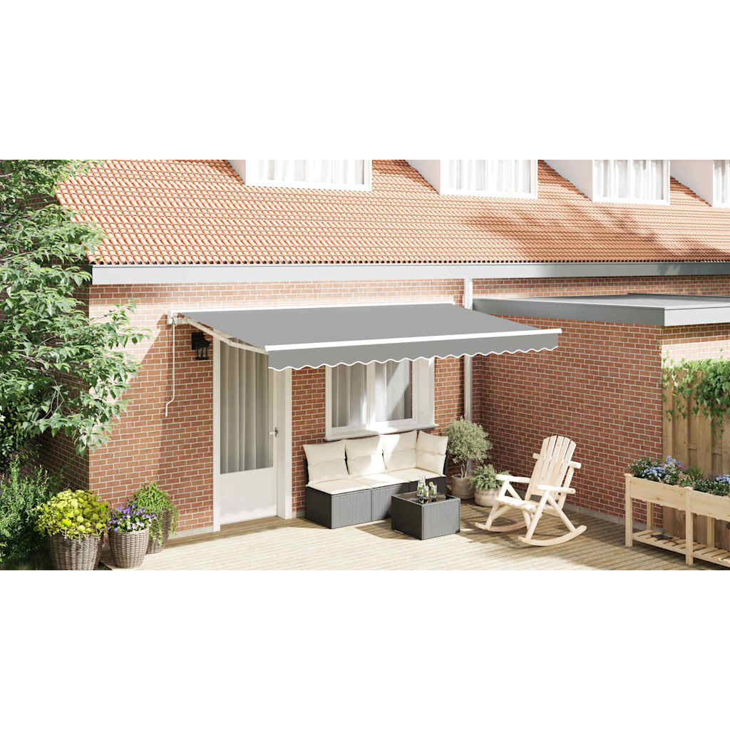 Estructura del toldo ajustable 4 x 2 m acero