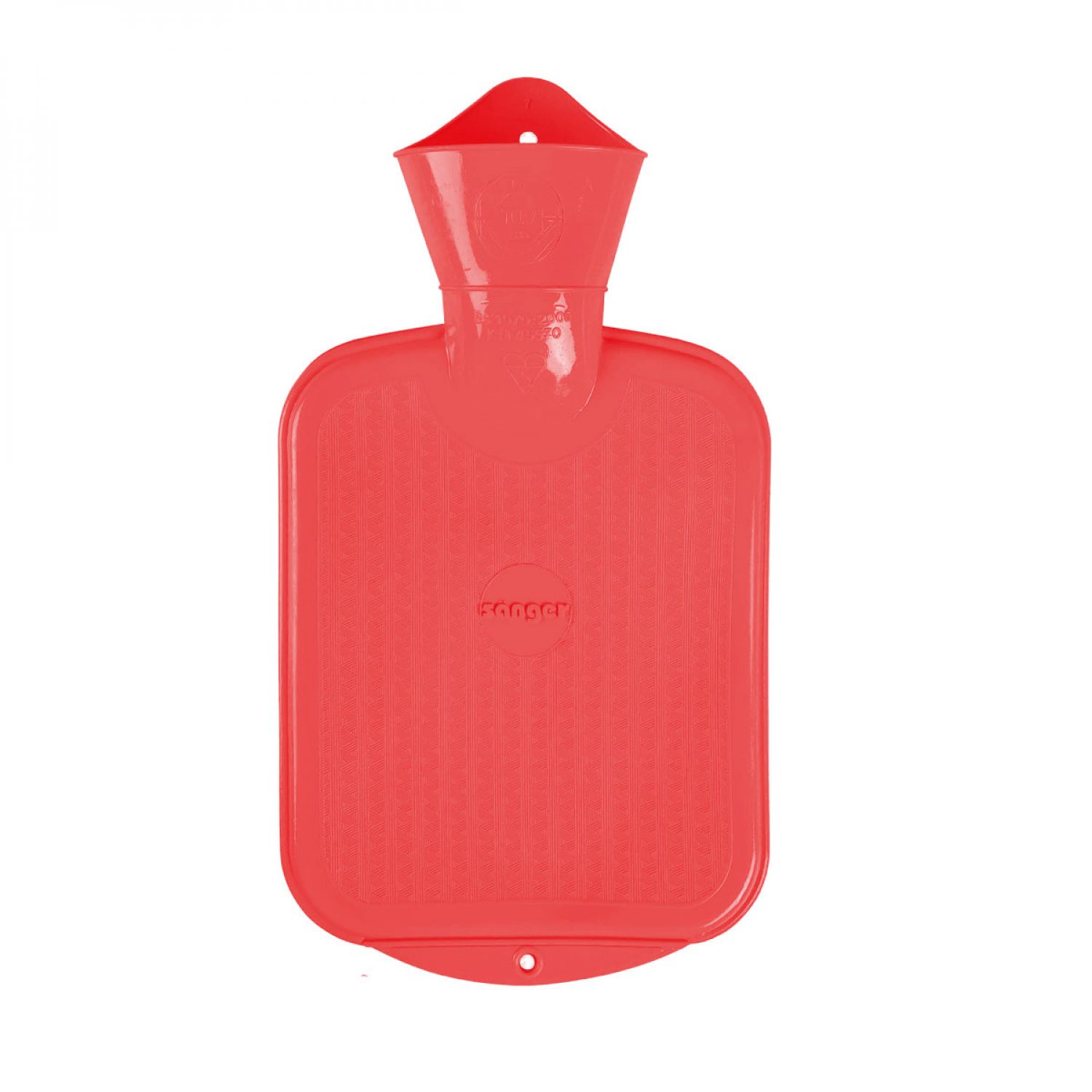 Bouillotte Caoutchouc Sänger 2 Litres Bleue - 20x37 Cm, Eau Chaude/froide, Neuve