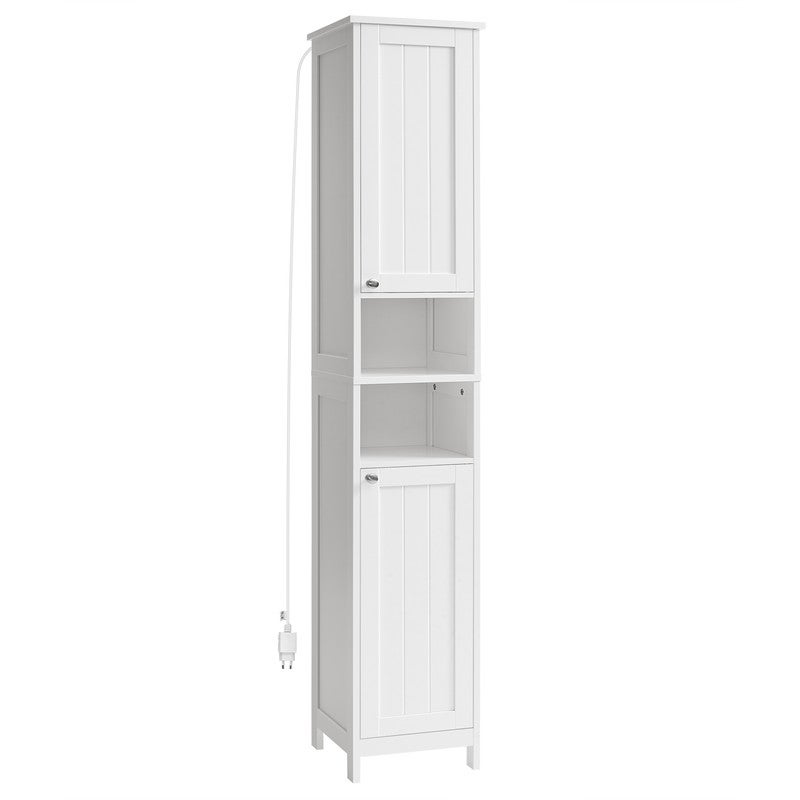 Frank Armoire Colonne De Rangement 2 Portes 30x30x140 Wengé - Colonne