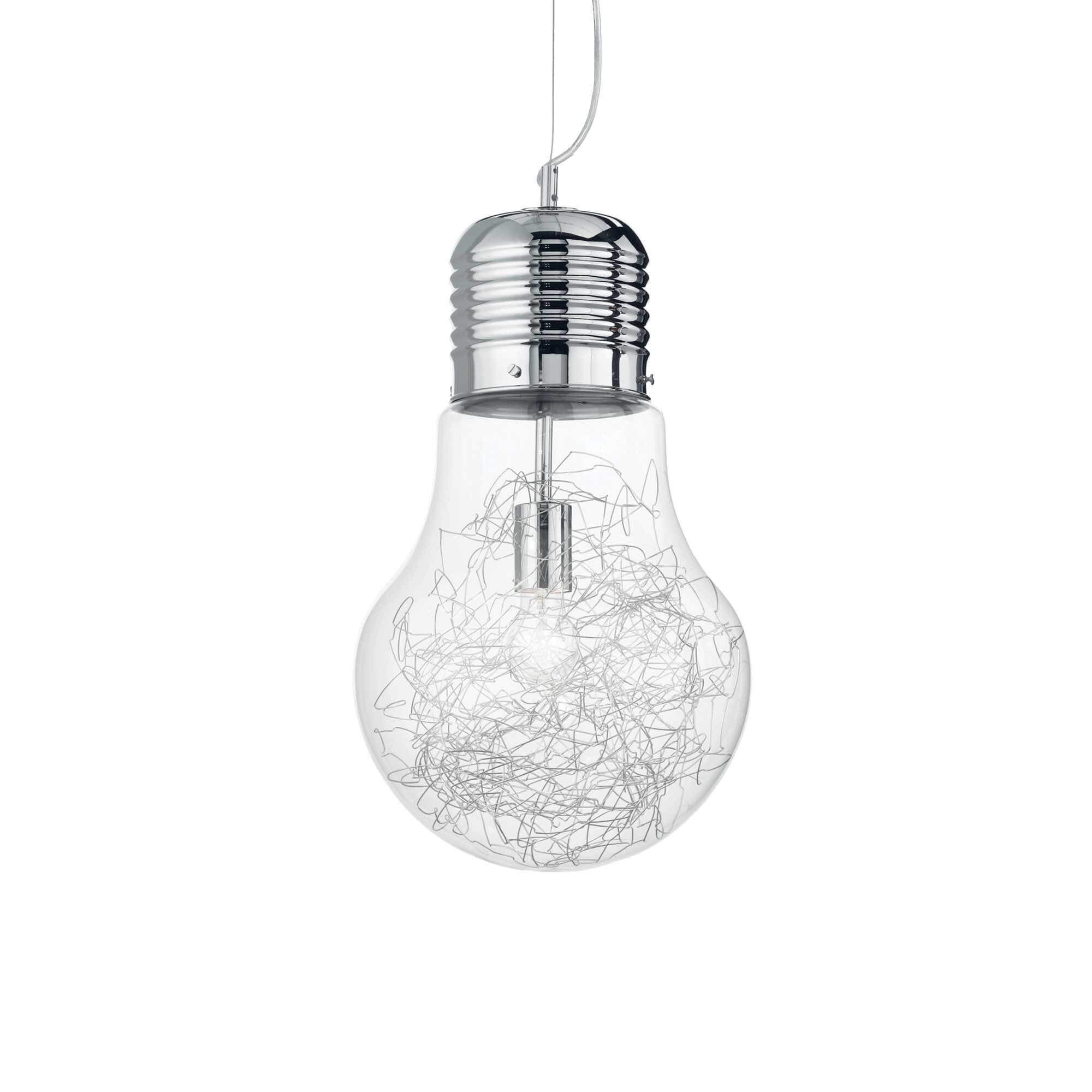 Ideal Lux  Suspension Aluminium Luce Max 1 Ampoule En Métal , Leroy Merlin