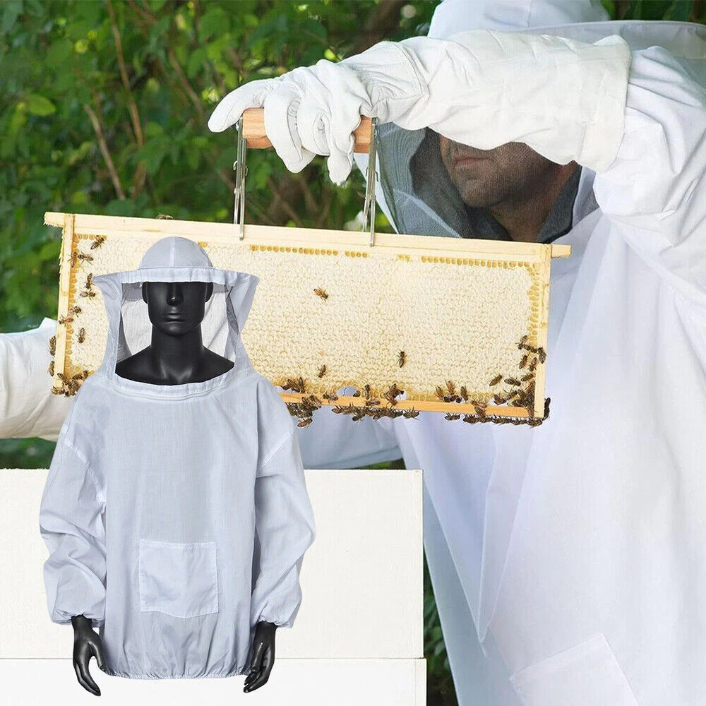 Combinaison d'apiculteur une pièce, équipement anti-piqûres d'abeilles, vêtements agricoles, combinaison de protection apicole - 6