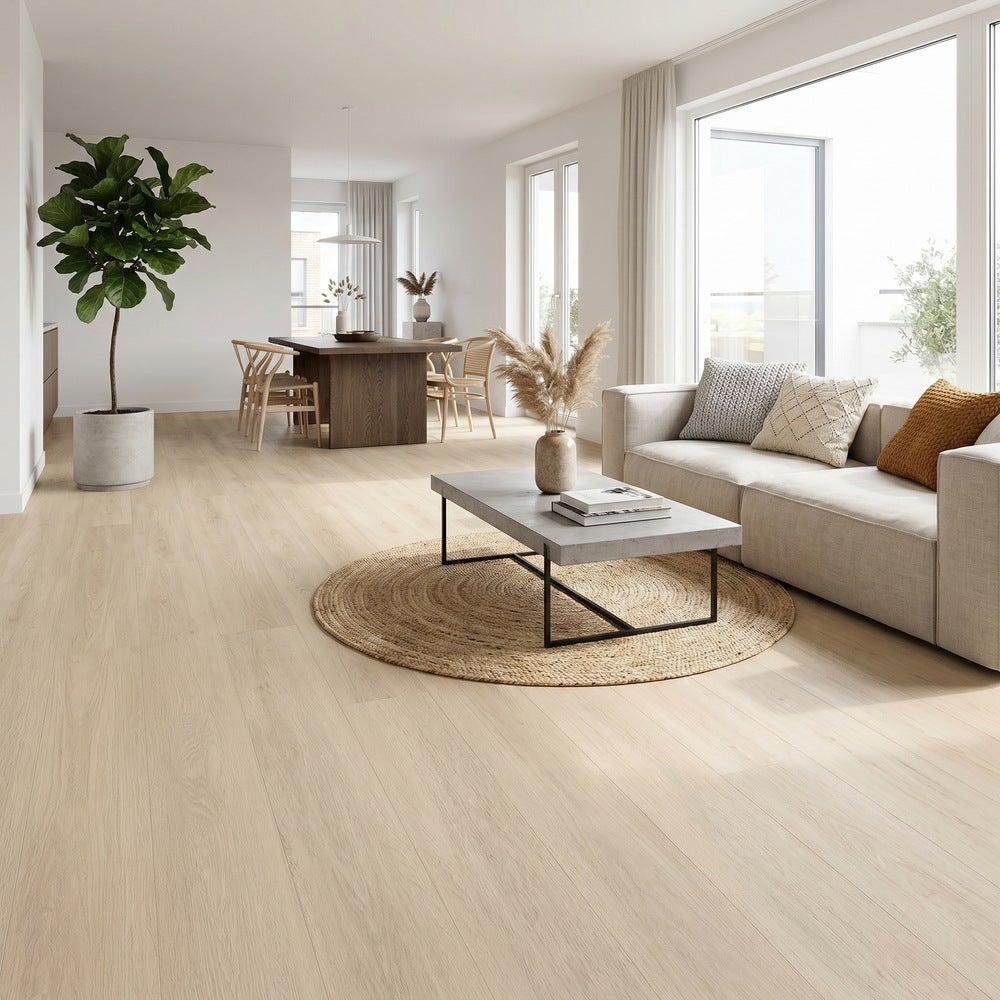 Arquiservi® - SPC XL Suelo vinílico Roble Rey【2,23 m²】- 5,7 mm - Uso comercial y oficinas | Resistente y estable | Cálido y silencioso - 9