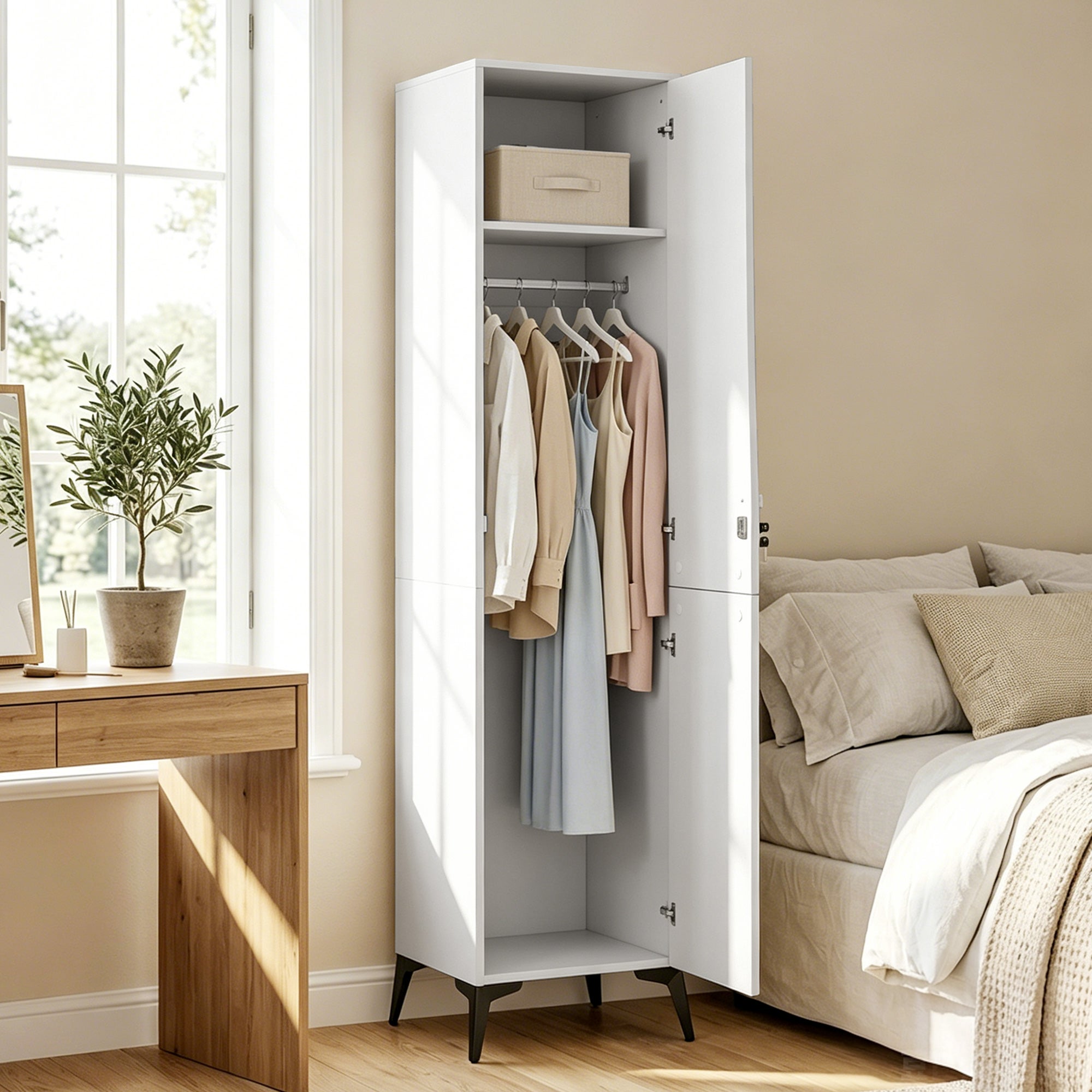 Armoire de chambre panneau de particules HOMCOM - 2