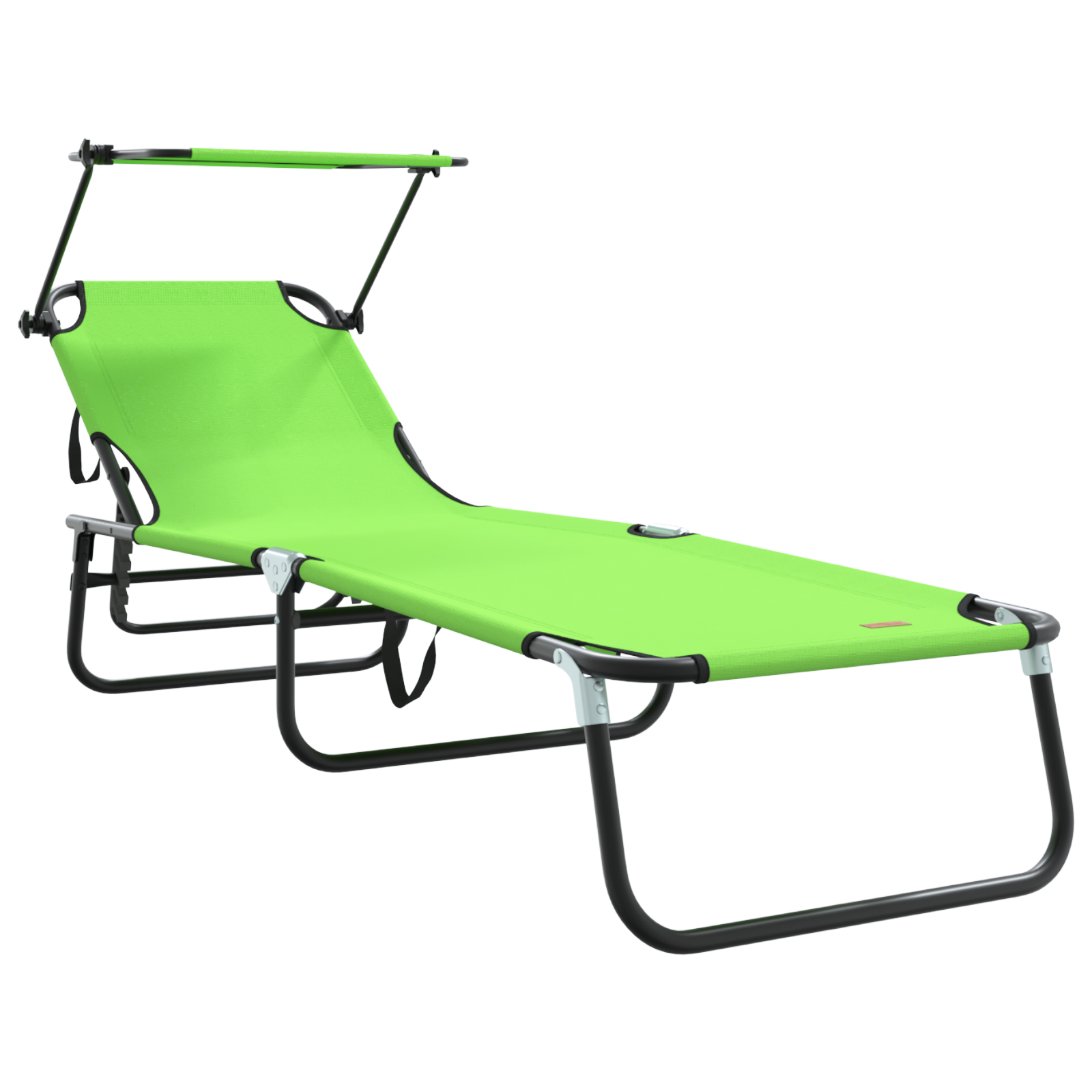 Chaise Randonnée Pliante Campela Avec Porte-Gobelet - Oxford 600D Noir, Cadre Métal, Sac Transport