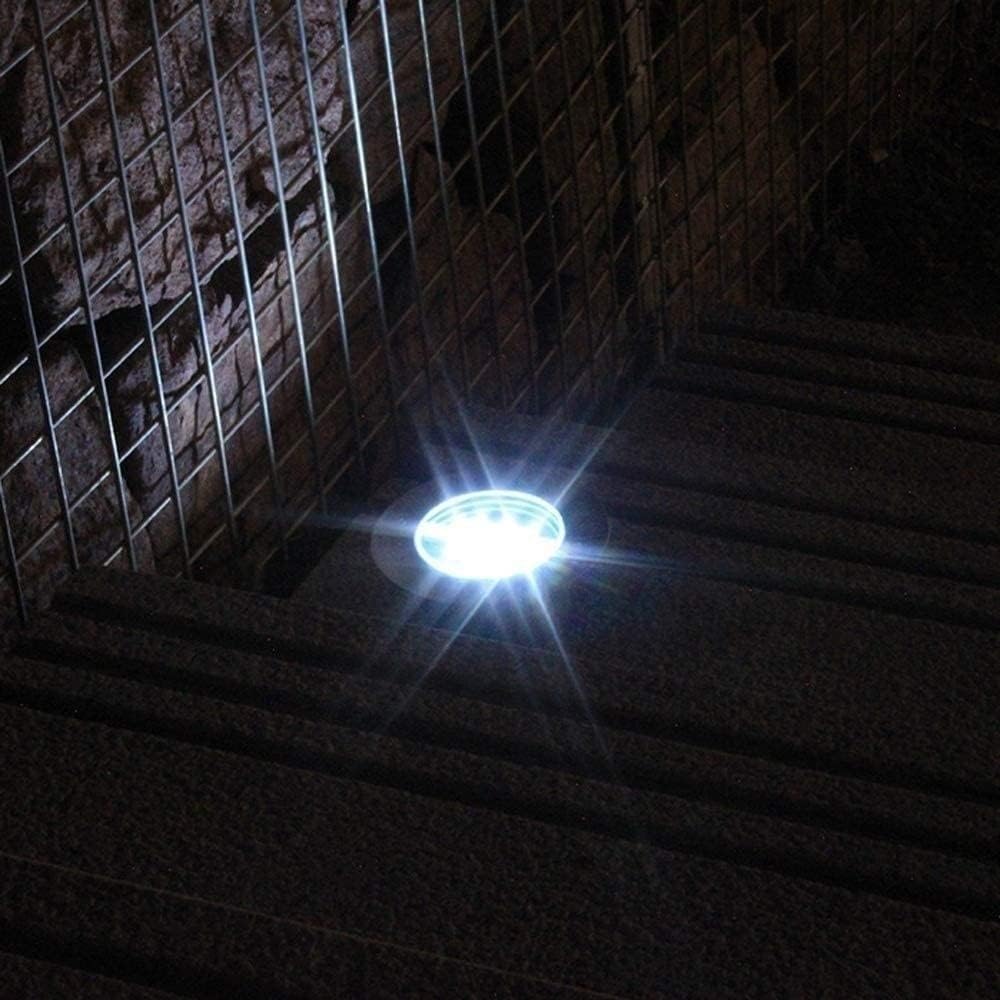 Wodoodporne reflektory solarne LED IP65 do ogrodu i trawnika, chłodna biel - 4