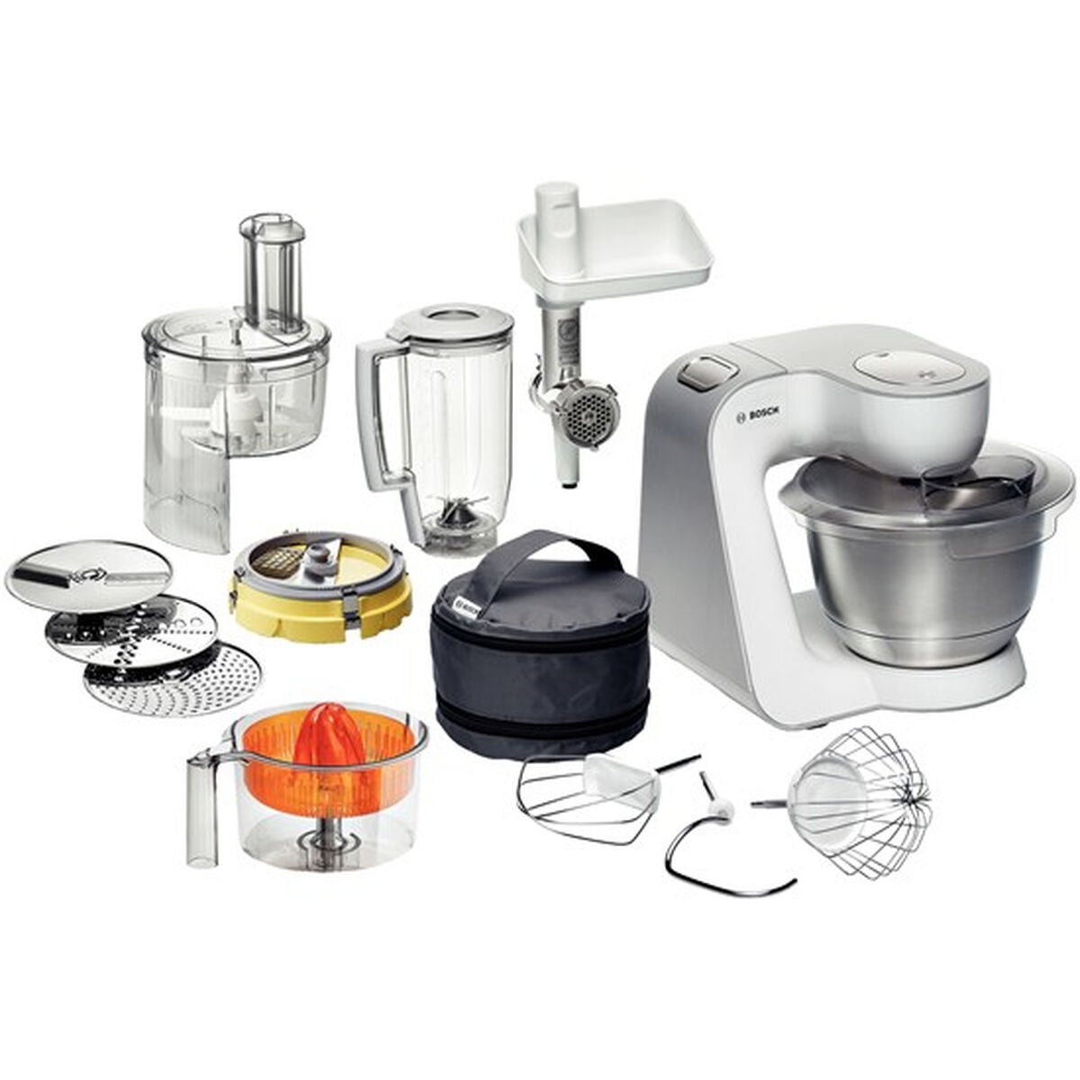 Procesador de alimentos Bosch Styline 900 W 3,9 L Acero inoxidable ...