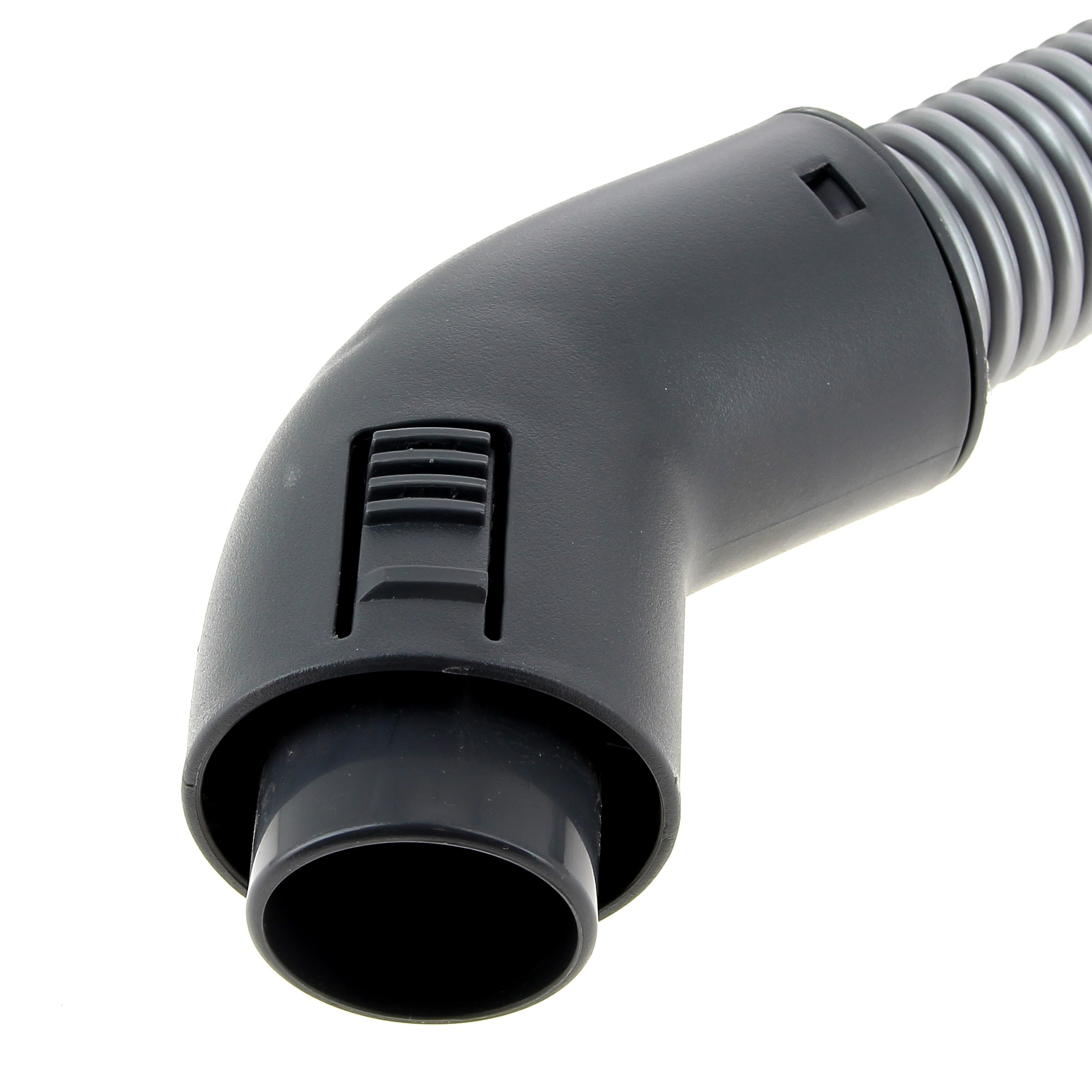 vhbw tubo di ricambio flessibile ø 32mm compatibile con Philips HR8358 Impact, HR8360, HR8360 Impact, HR8361 aspirapolvere, con impugnatura