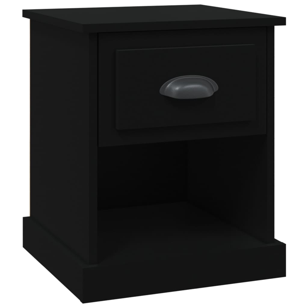 Table de chevet NOVA 56x54 cm noir/doré