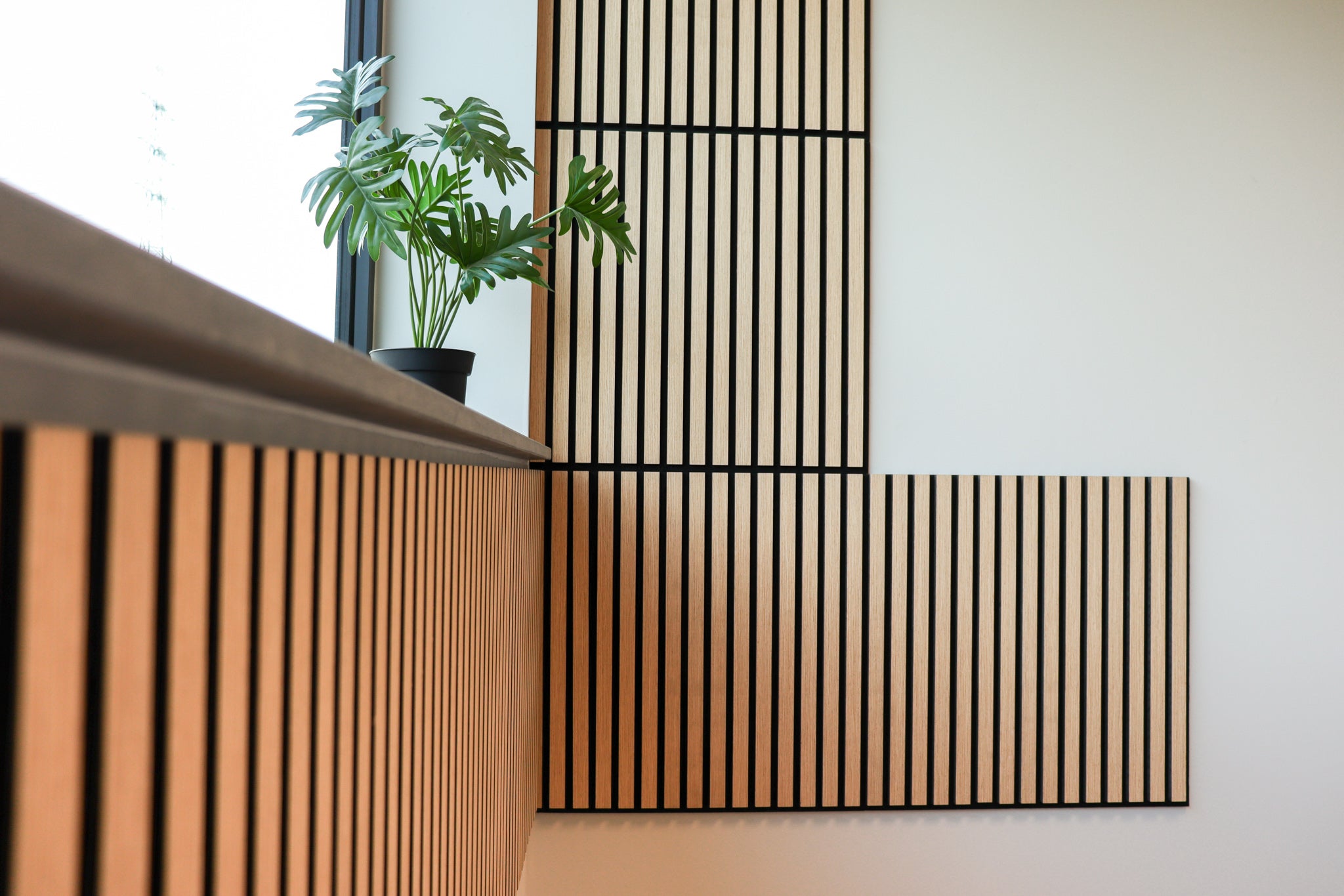 Panel acústico Roble claro 60 x 60 x 2,1 cm - Por unidad - 4