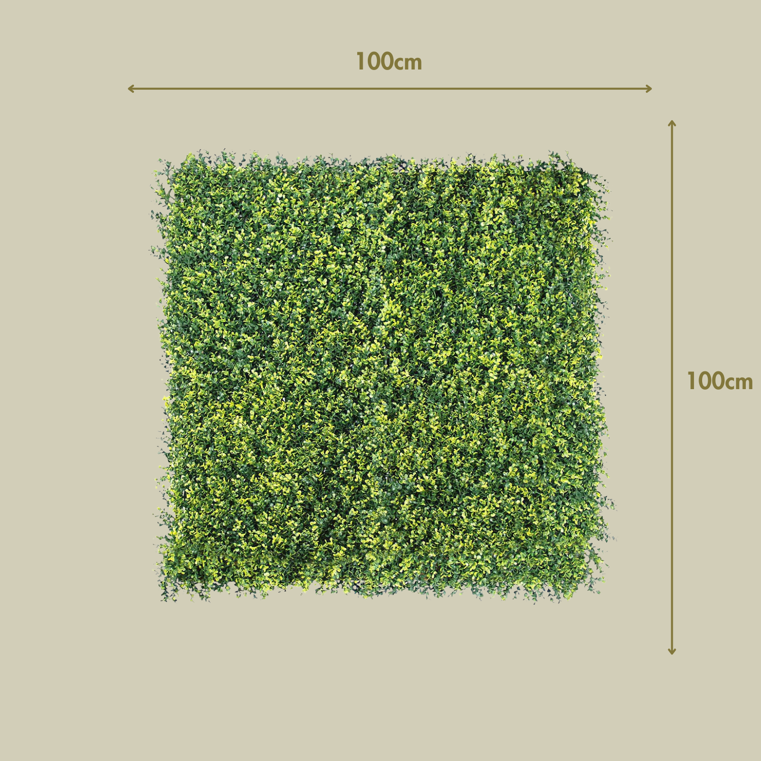 Jardín vertical artificial Soleado Verde y amarillo 100 x 100 cm | Naturing Monde - Para interior y exterior - Material HDPE - Garantía UV 5 años - 3