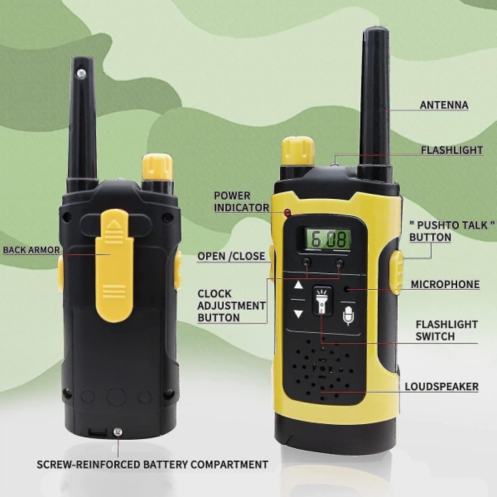 Walkie-talkies infantiles, aptos para niños y niñas de 3 a 12 años, de largo alcance. - 2