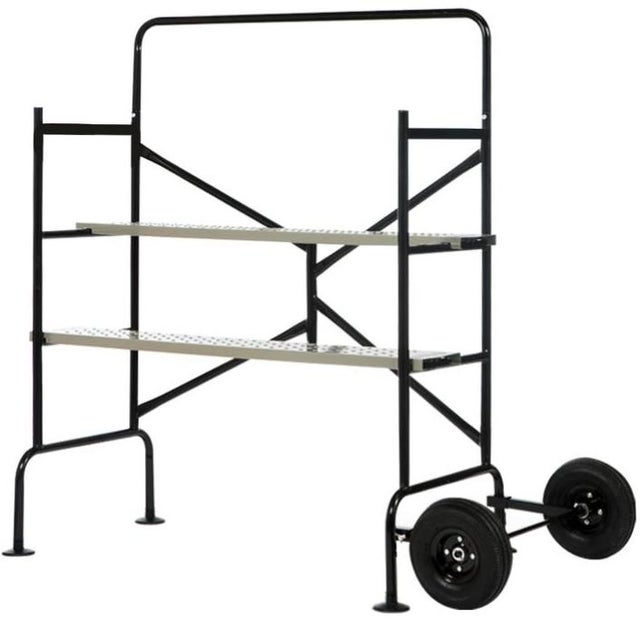 Echafaudage roulant avec garde-corps pliable et ajustable - EasyWork