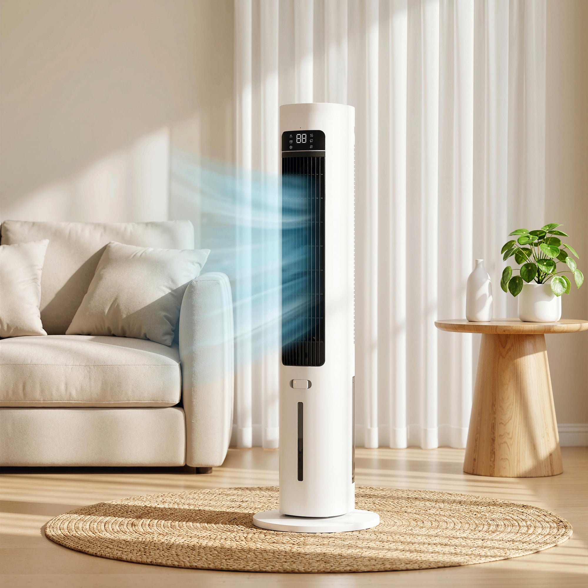 Refroidisseur air colonne 3 en 1 refroidisseur humidificateur ...