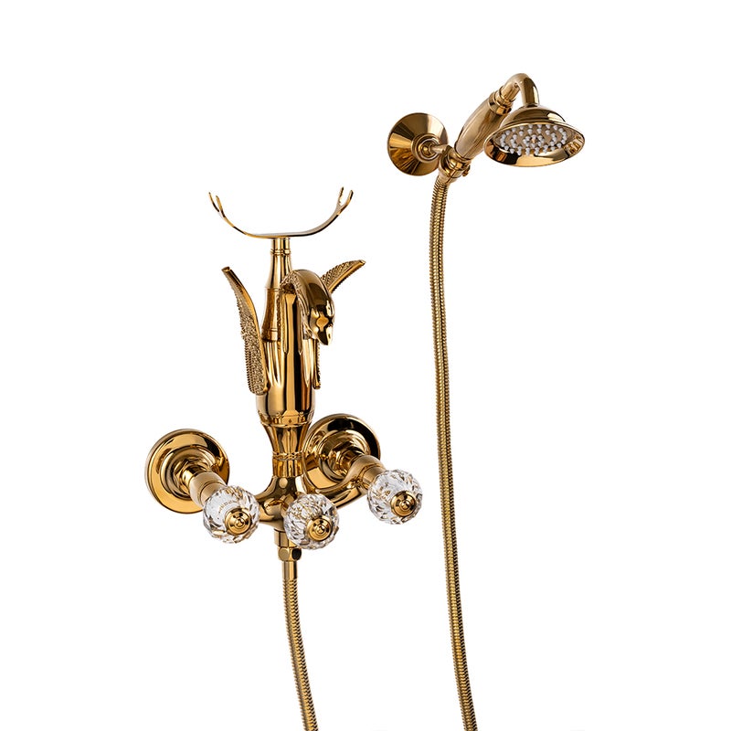 SILLA BATERIA WANNOWA ŚCIENNA SWENNA RETRO S-1177G ZŁOTA