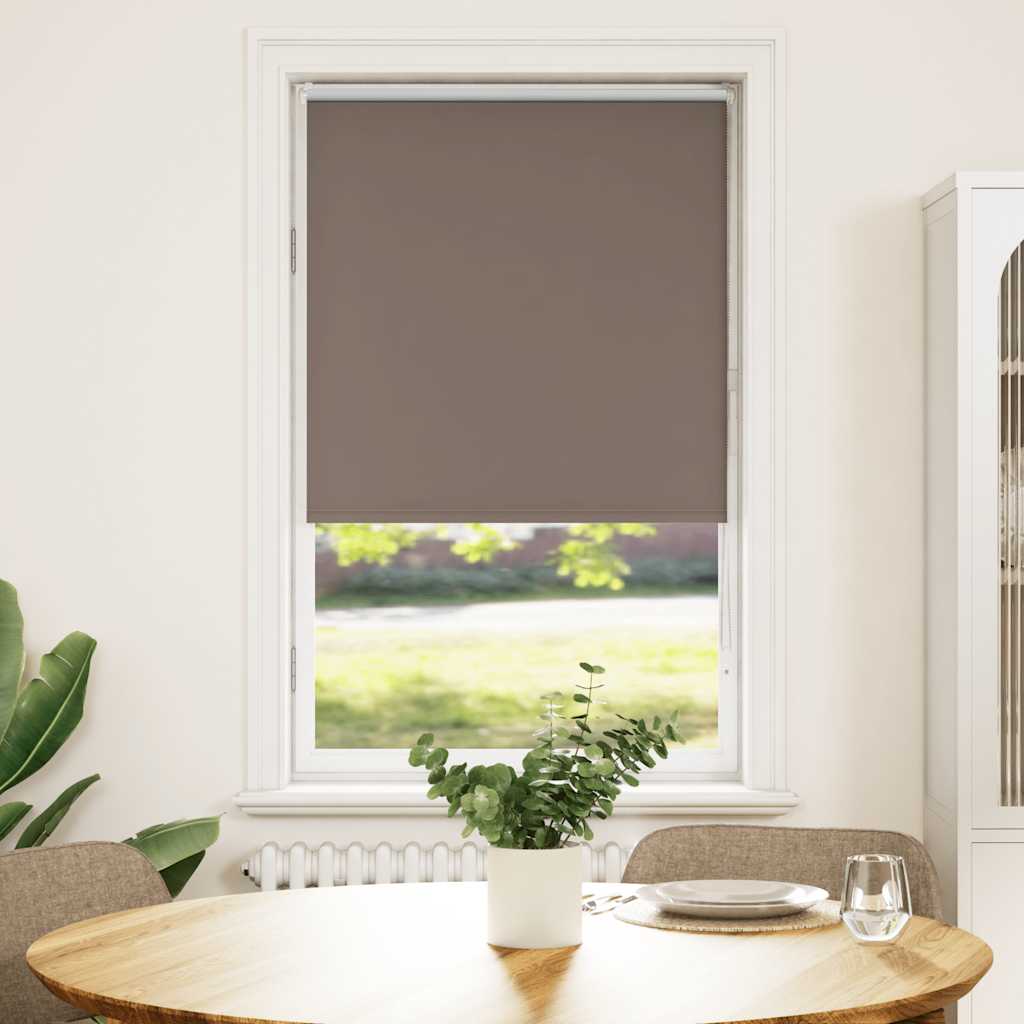 Roleta zaciemniająca kawowa 80x175 cm Szerokość tkaniny vidaXL