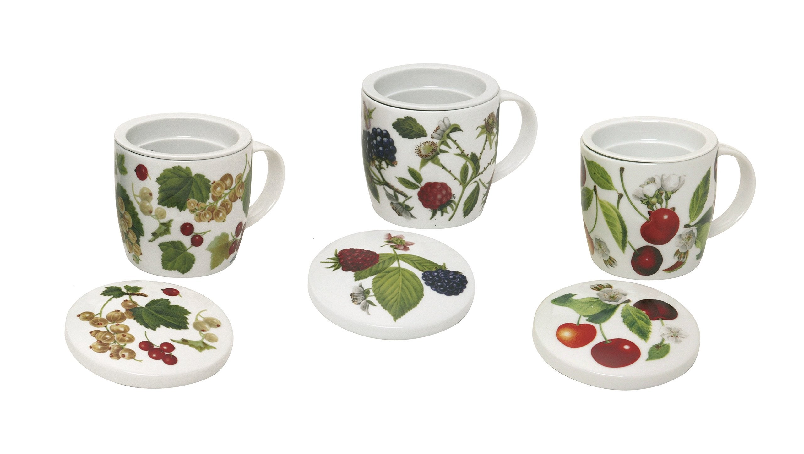 Tisaniera In Porcellana Excelsa Fruit&amp;Relax - Con Filtro E Coperchio