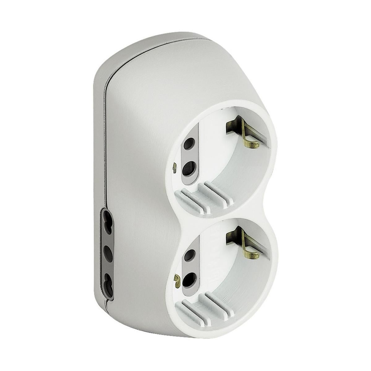 Bticino S2467TGE Adaptateur Prise D'alimentation Anthracite