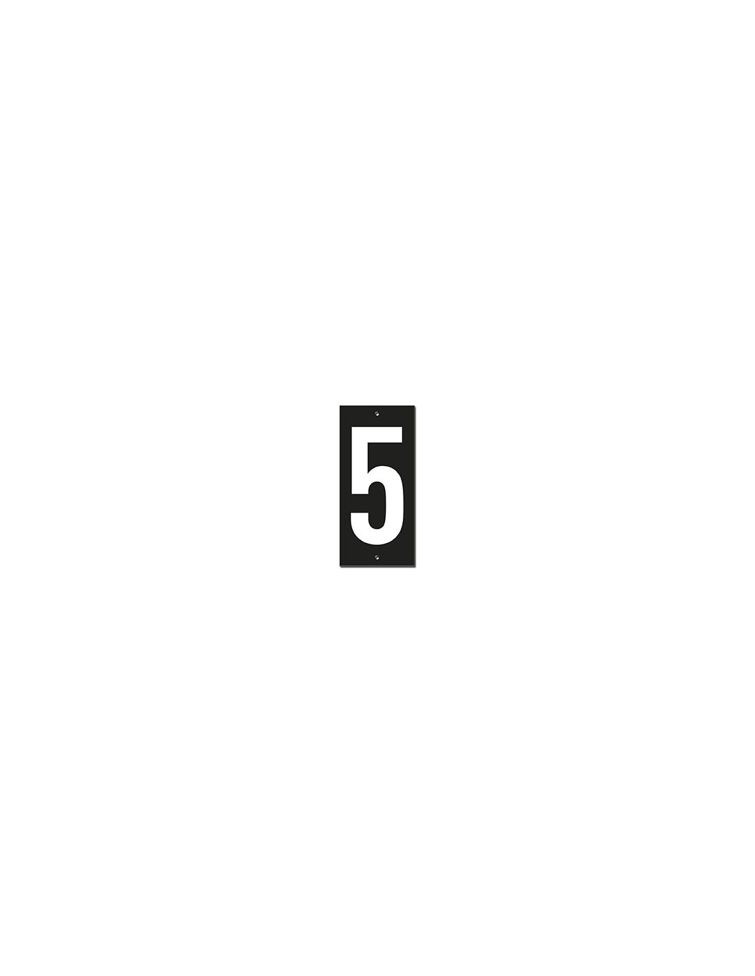 THIRARD BIS Verkehrsschild – ABS-Schild 56 X 120 Mm, Weiß Auf Schwarz, Zum Anschrauben
