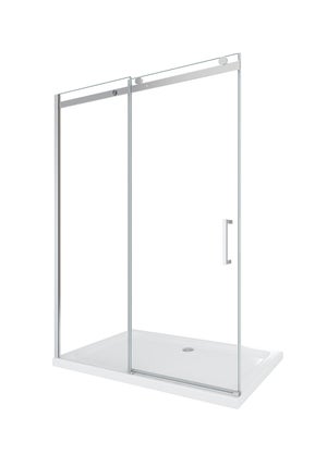 Porte de douche de 8 mm pour installation en niche H.190 avec ouverture coulissante et rèversible – 190 cm