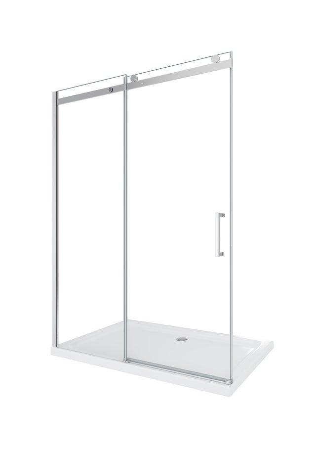 Porte de douche de 8 mm pour installation en niche H.190 avec ouverture coulissante et rèversible – 120 cm