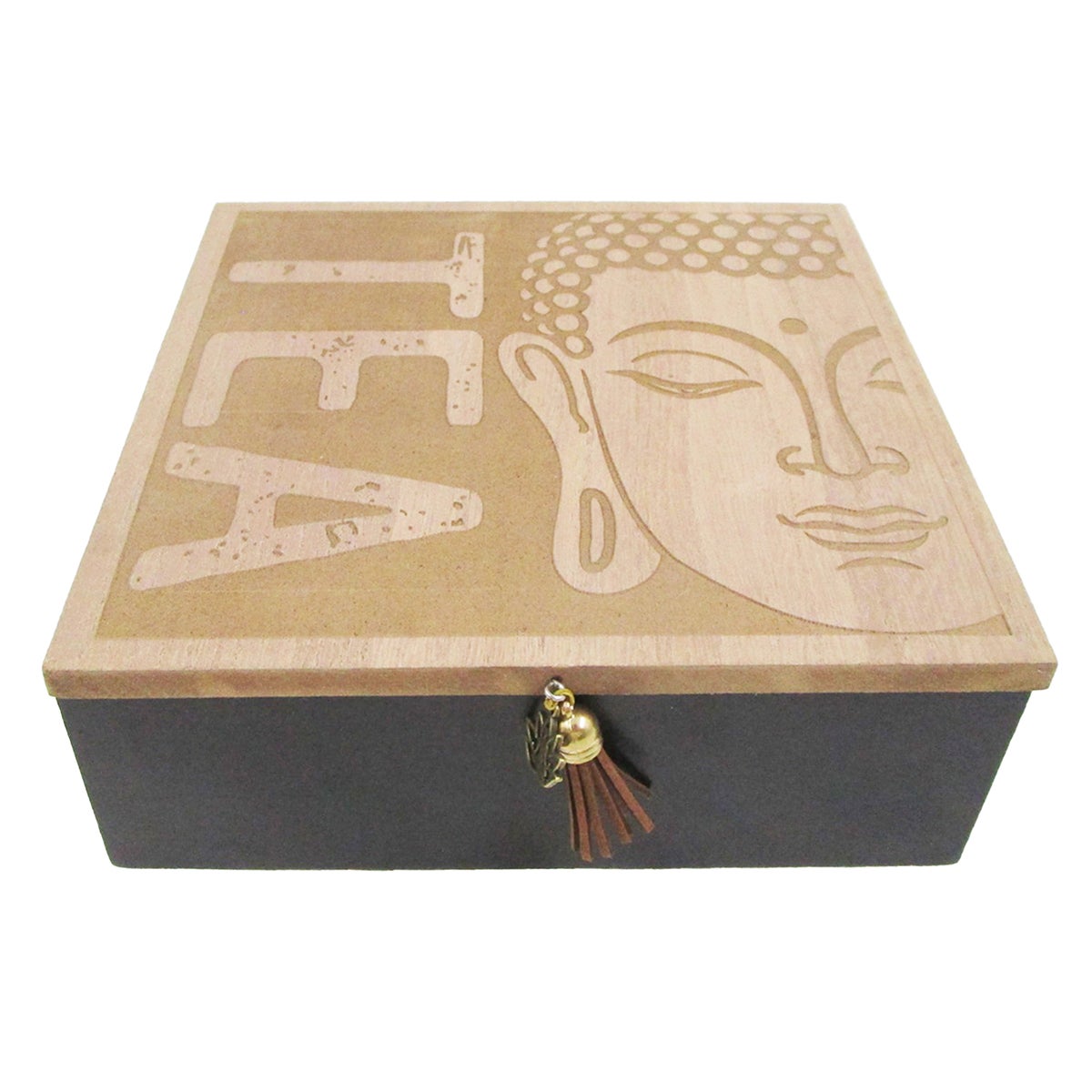 Origen home decor - organizador té tea cocina | te marrón - 7x20x20 cm