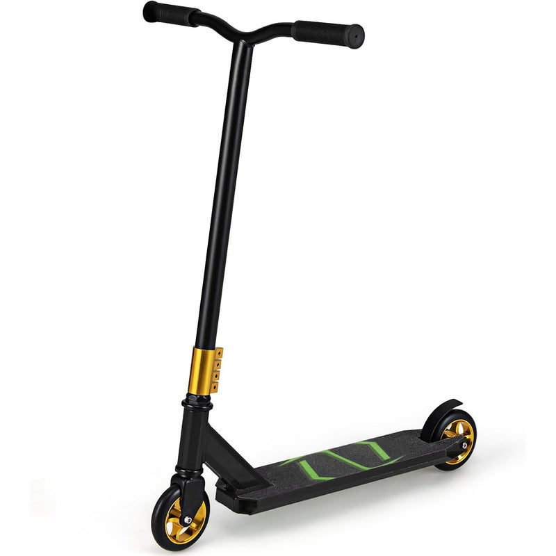 Hulajnoga Akrobatyczna dla Dzieci, Profesjonalna Hulajnoga dla Dzieci powyżej 10 Lat, z Kołami PU i Szeroką Aluminiową Platformą, Nośność 100 kg